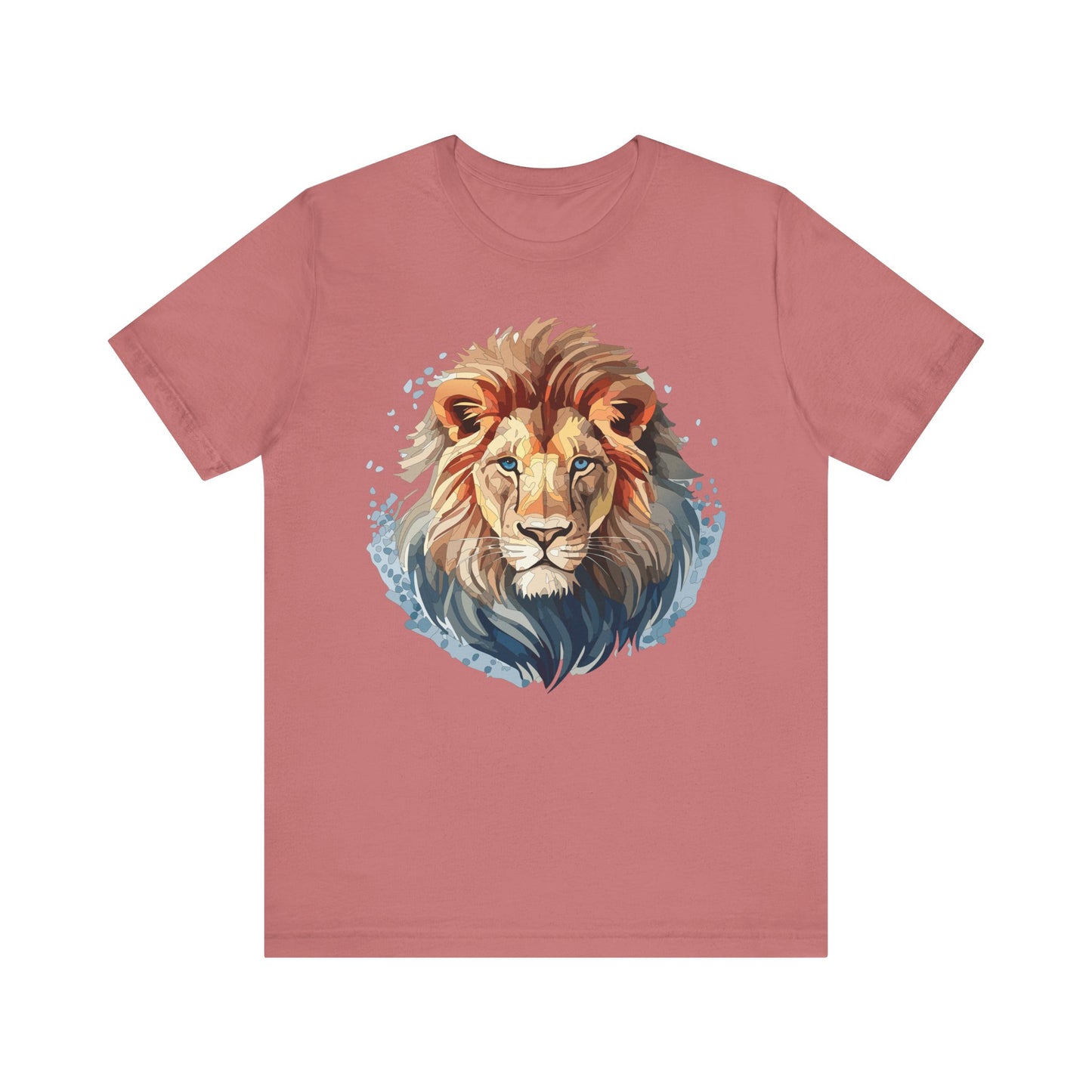 Lion Shirt, Animal Shirt, T-Shirt with Lion, Art Design Tee, Animal Tees, Safari T-Shirt 12