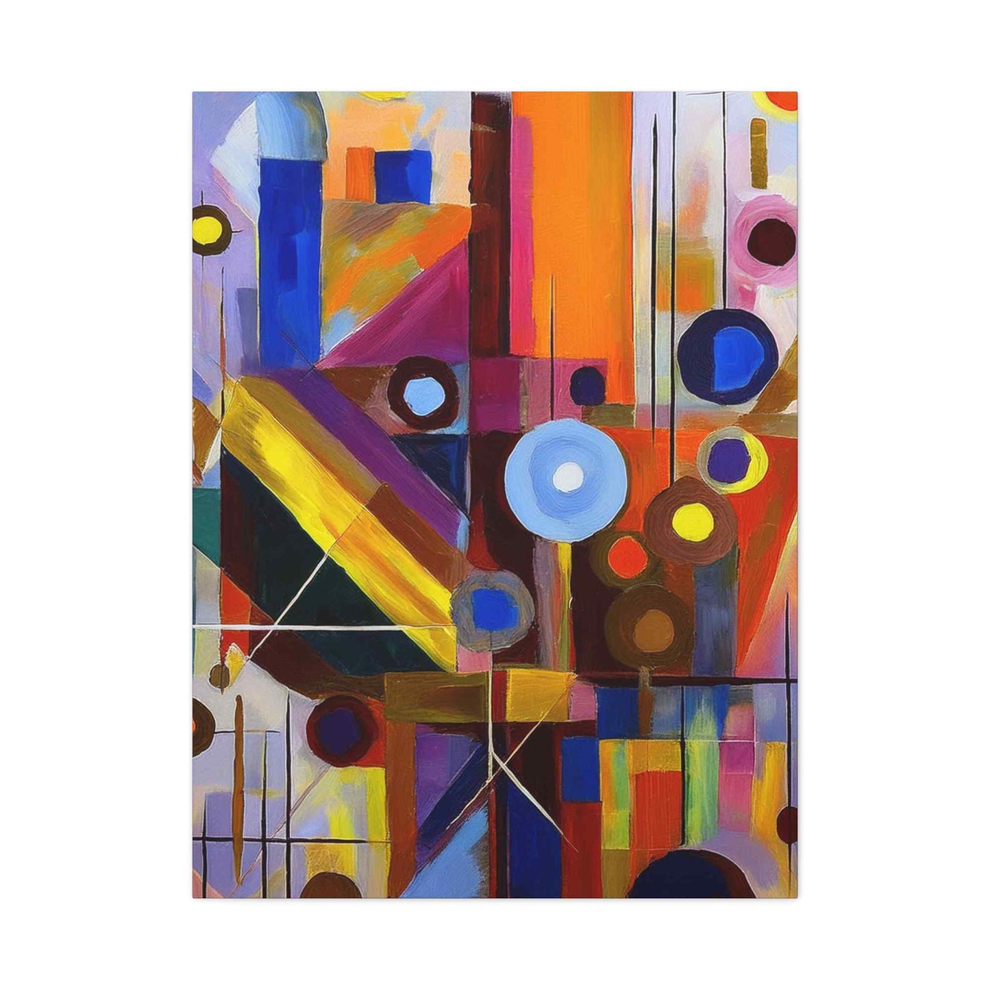 Abstract Painting Print Canvas 20x24,20x30,24x30, 24x32,24x36,30x40, 32x48,36x48,40x60 Pine-Wood Inner Frame ABS-4