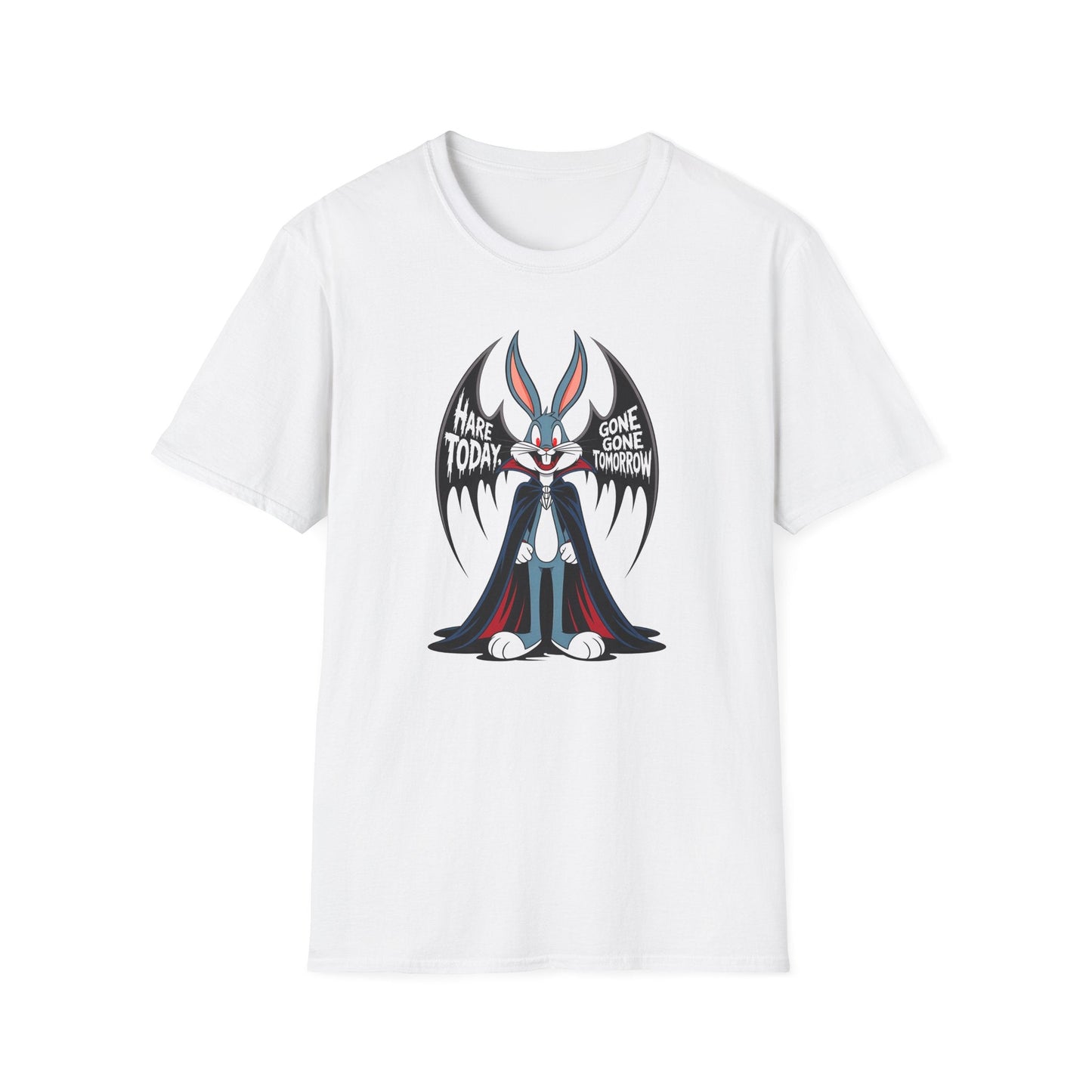 Bugs Bunny T Shirt Cartoon Art Design Unisex Gildan Softstyle 100 Percent Ring Spun Cotton