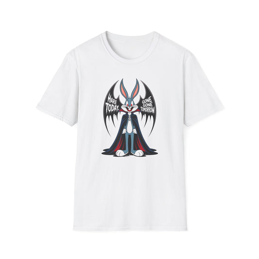 Cartoon Bunny Graphic Unisex Cotton Animal Animation Artwork Design Tee 15