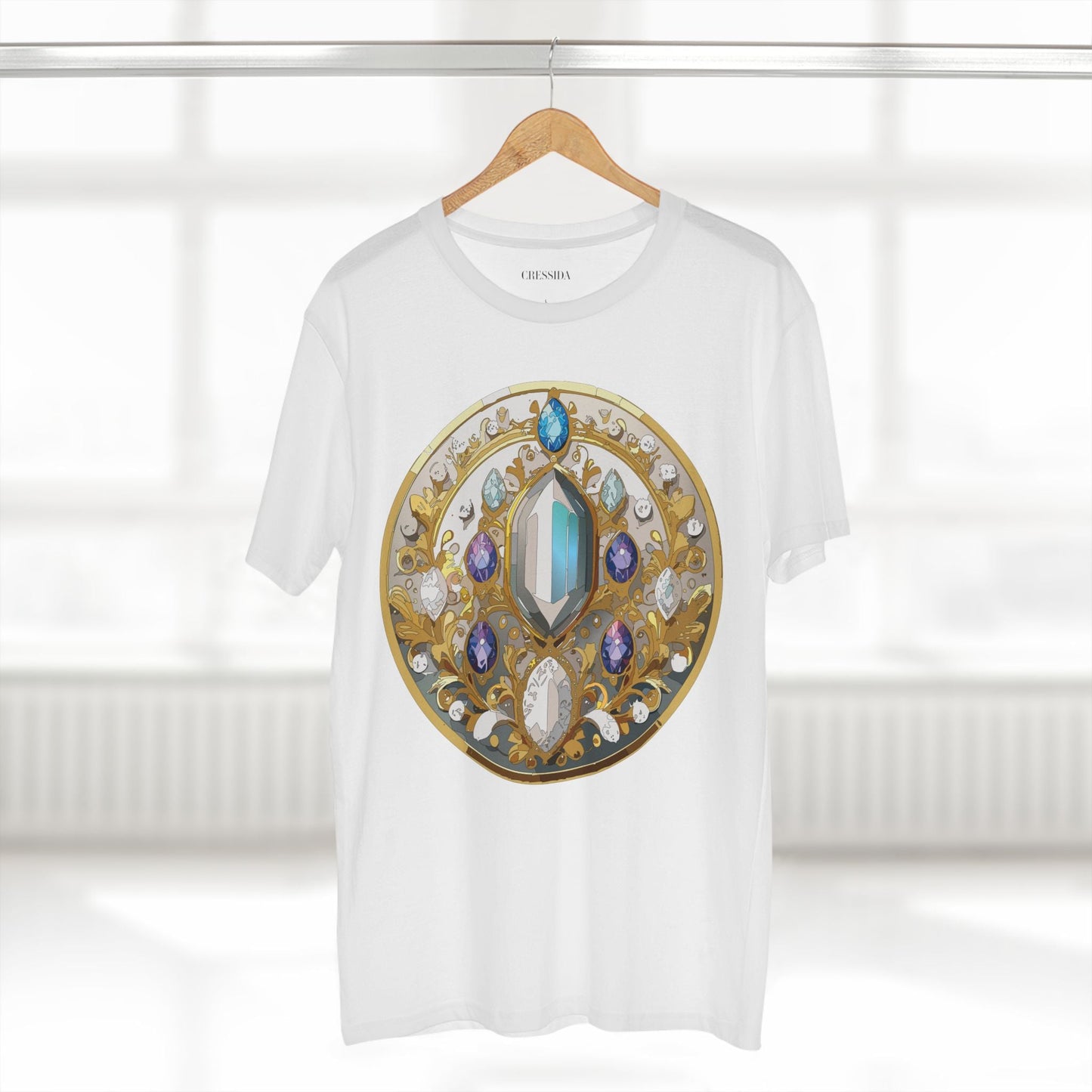 Medallion Graphic T-Shirt Unisex 100 Cotton With Gold Art Design Medal Tee 15