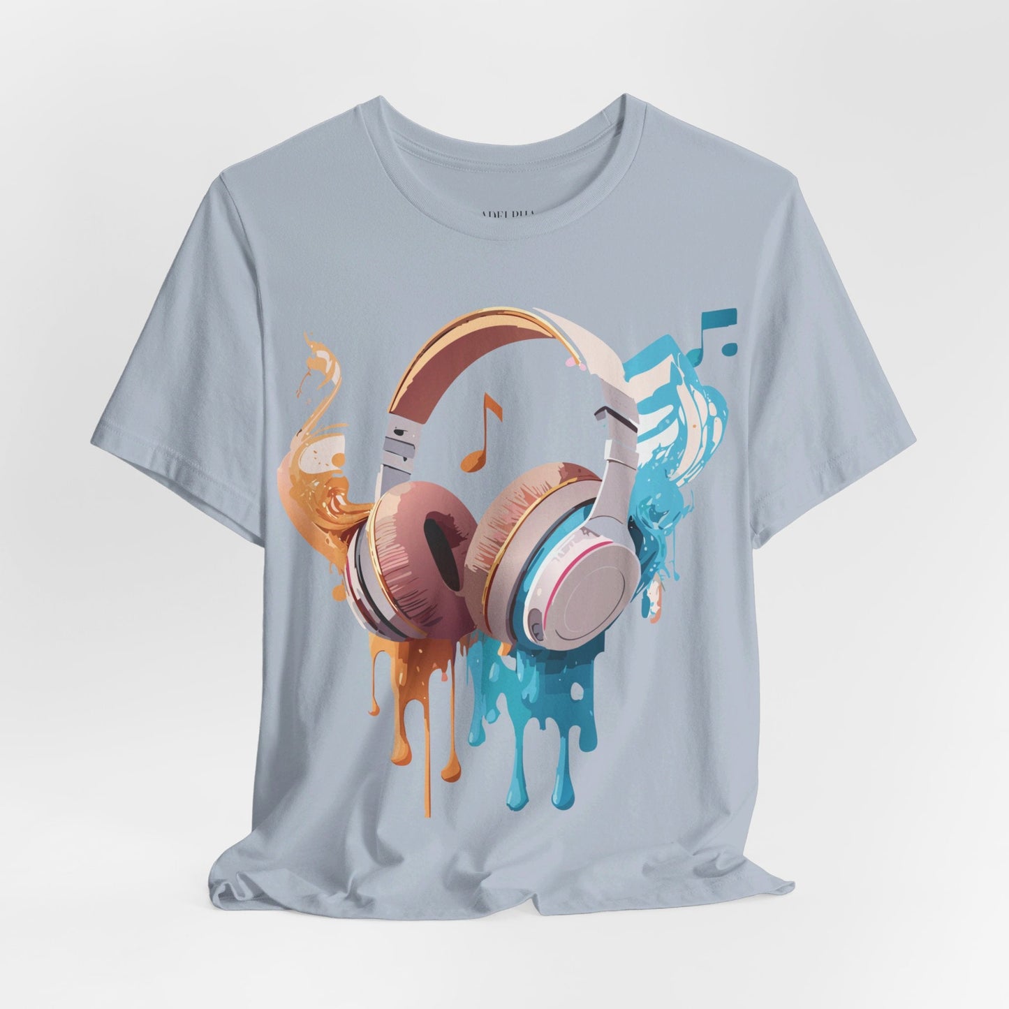Unisex Graphic T Shirt With Vintage Music Inspired Artwork From Adelpha Short Sleeve Tee