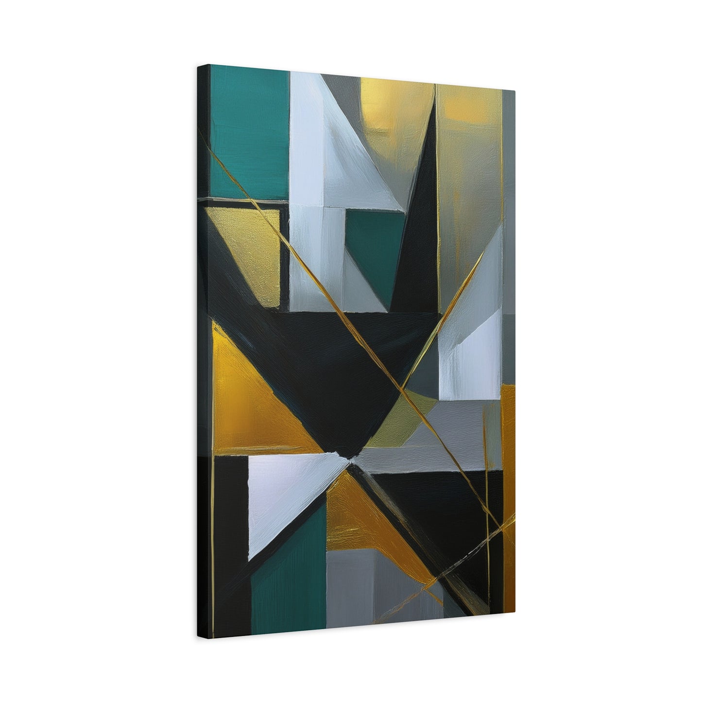Abstract Geometric Painting Print Canvas 20x24,20x30,24x30 24x32,24x36,30x40 32x48,36x48,40x60 Pine-Wood Inner Frame ABS-77