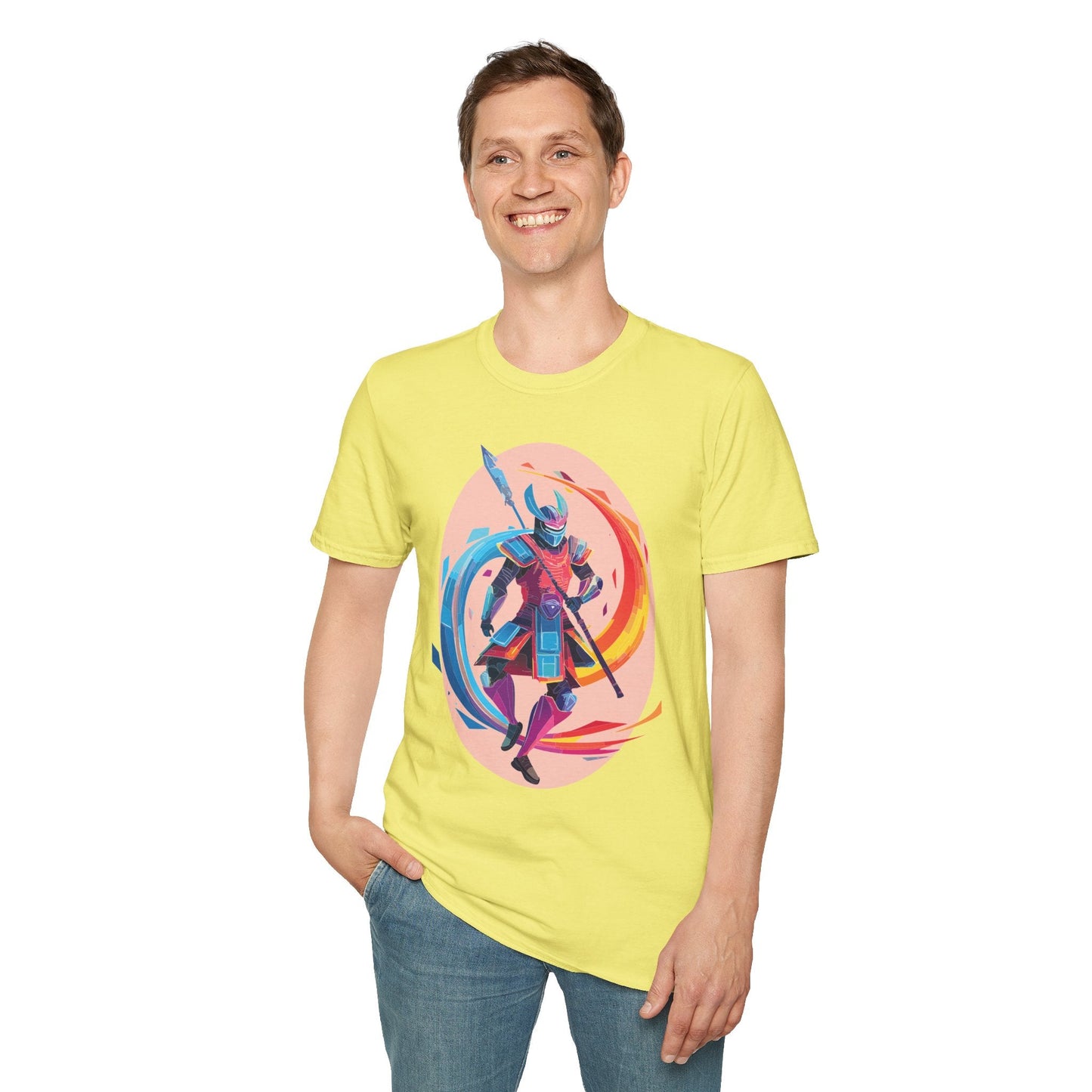 Samurai Shirt Unisex Softstyle T Shirt 64000 Cotton Breathable Everyday Comfort Fit