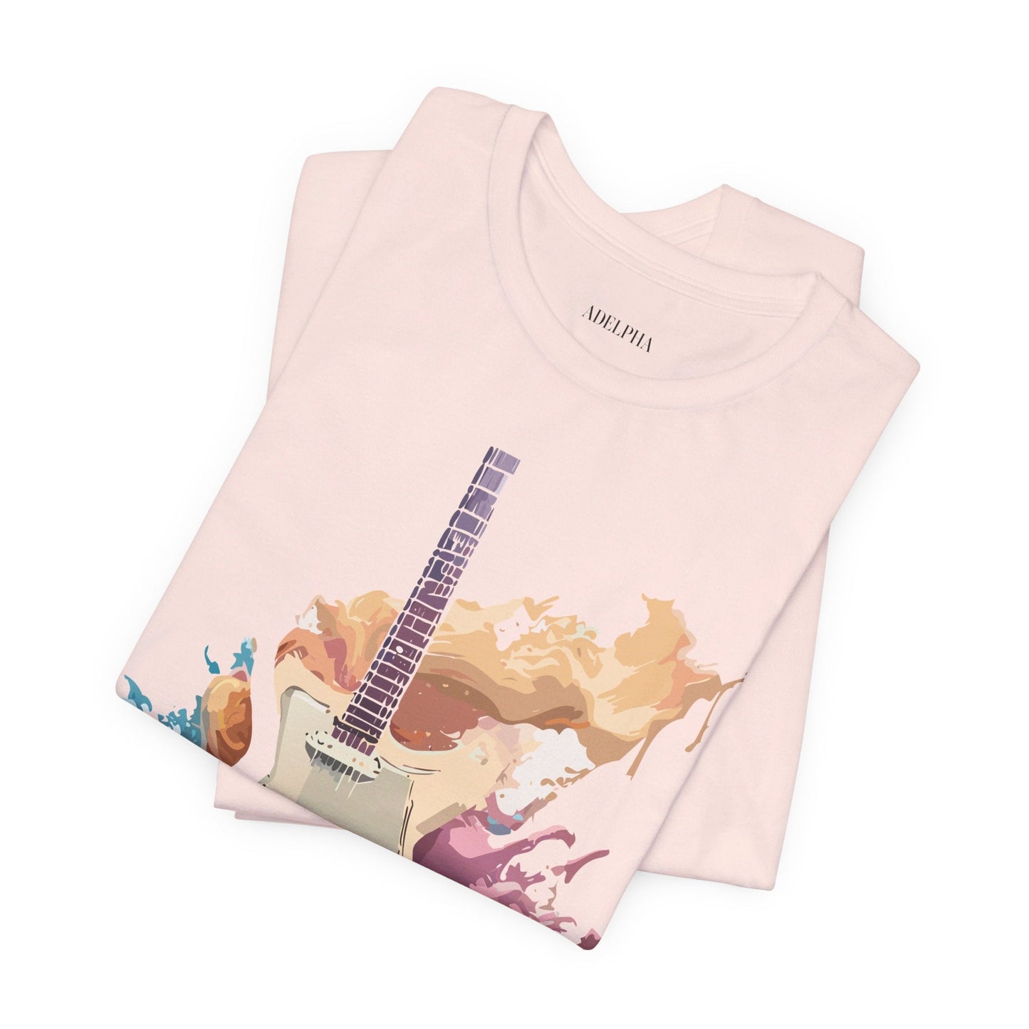 Adelpha Graphic Music T Shirt Unisex Vintage Inspired Art Tee With Original Artwork