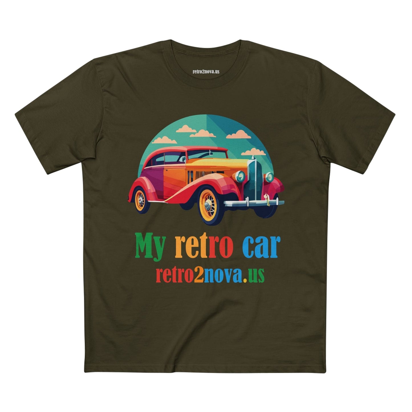 Retro Car Tee Vintage Auto Shirt RC20 Unisex Premium Cotton Art Design From Our Exclusive Collection