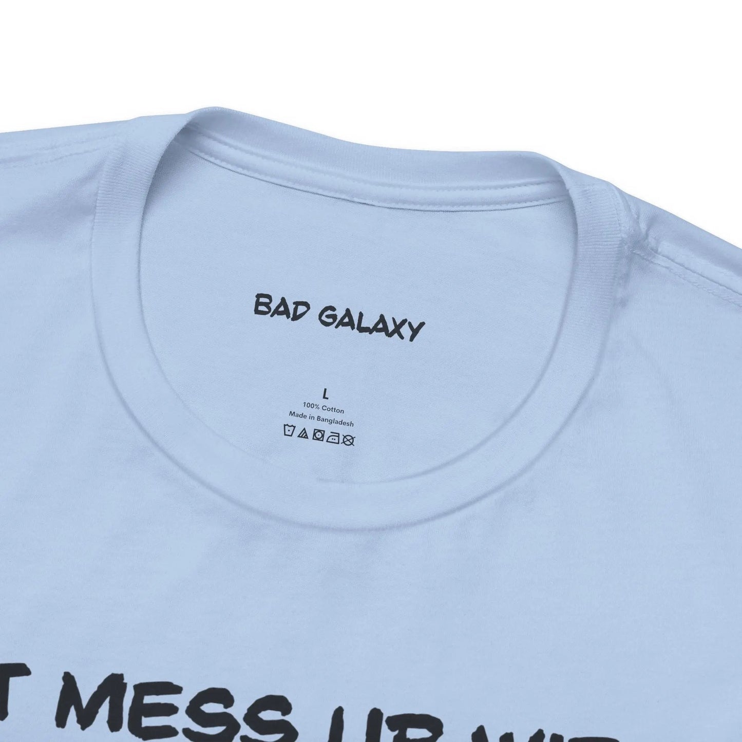 Bad Galaxy Animal T Shirt 100 Percent Cotton Eco Friendly Ink USA Printed Durable Stitching