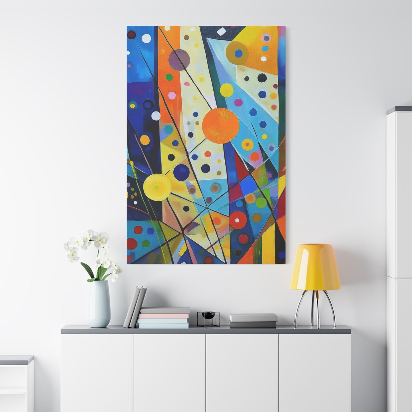 Abstract Oil Painting Print Canvas 20x24,20x30,24x30 24x32,24x36,30x40 32x48,36x48,40x60 Pine-Wood Inner Frame ABS-138