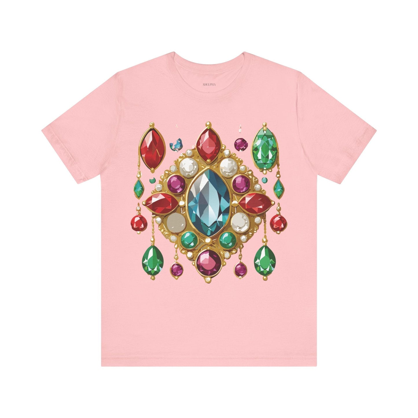 Jewelry Graphic Unisex 100 Cotton Vintage Treasure Art T-Shirt 44