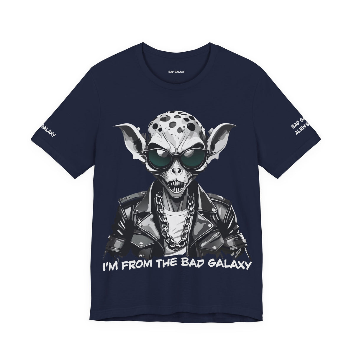 Alien Graphic Unisex Cotton Bella+Canvas Tee with Art Design b64