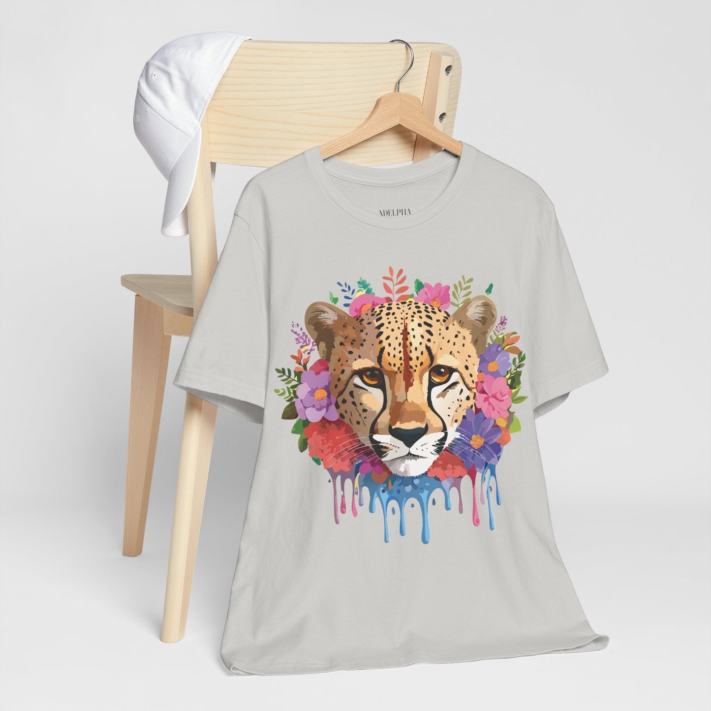 Cheetah Graphic Unisex 100 Cotton Artwork Tee 1