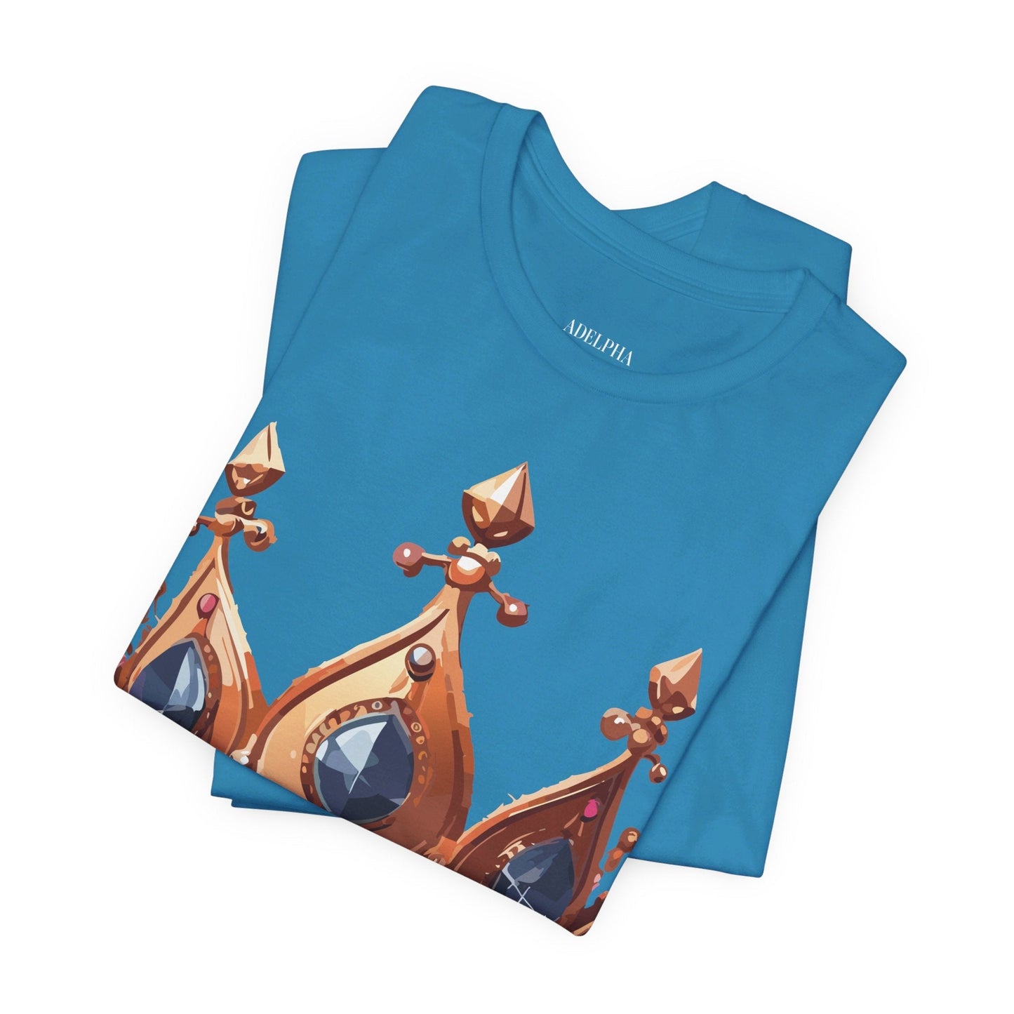 Crown Graphic Unisex 100 Cotton Vintage Artwork Tee 1