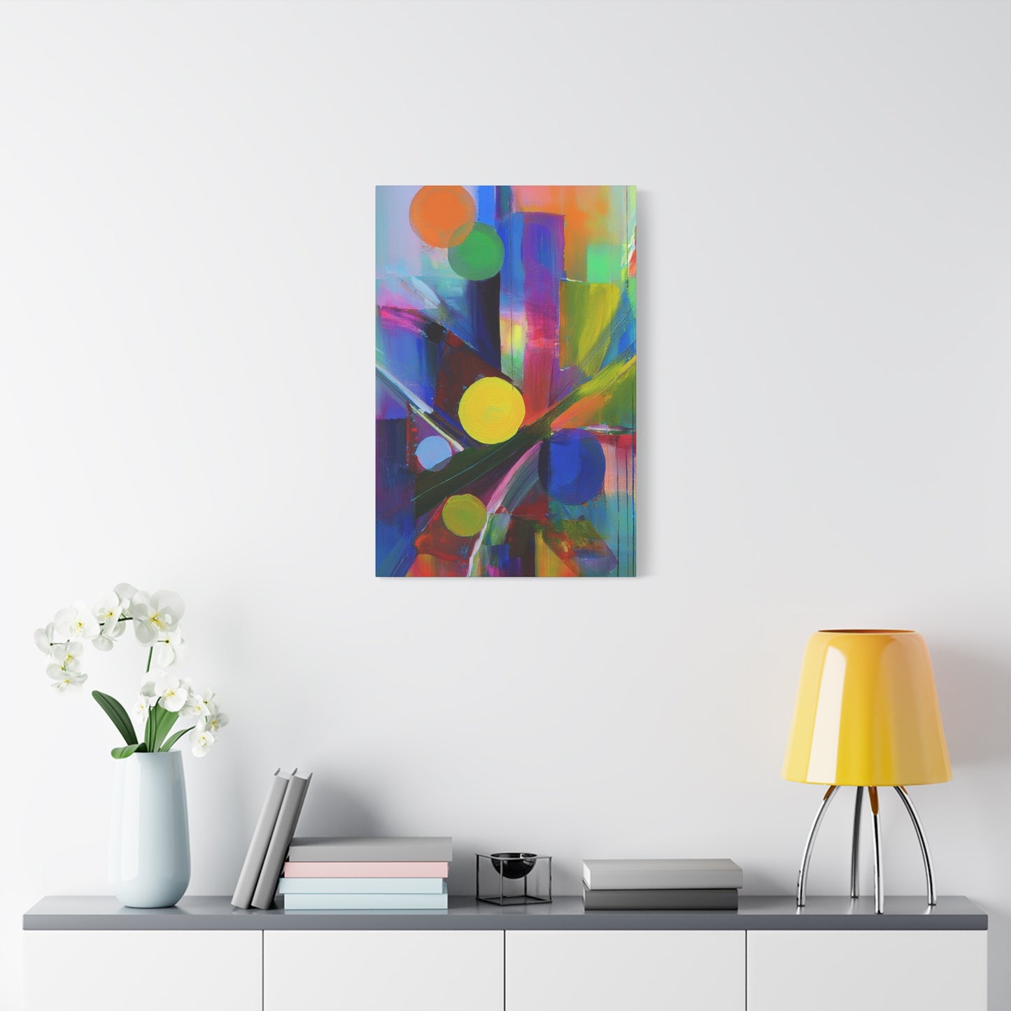 Abstract Painting Print Canvas 20x24,20x30,24x30, 24x32,24x36,30x40, 32x48,36x48,40x60 Pine-Wood Inner Frame ABS-11