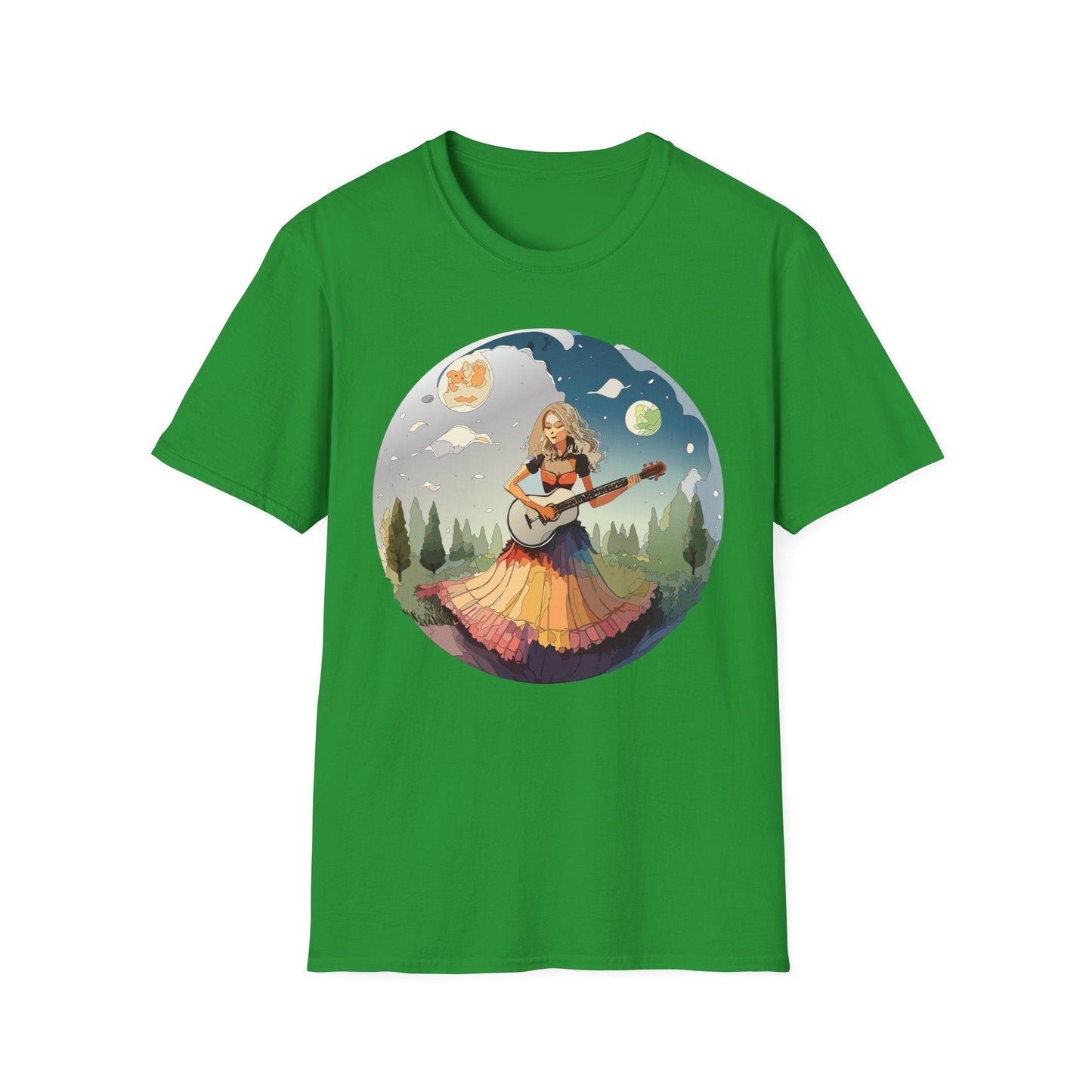 Womens Graphic T Shirts Art Design Tee Softstyle 64000 Ring Spun Cotton Comfort Everyday