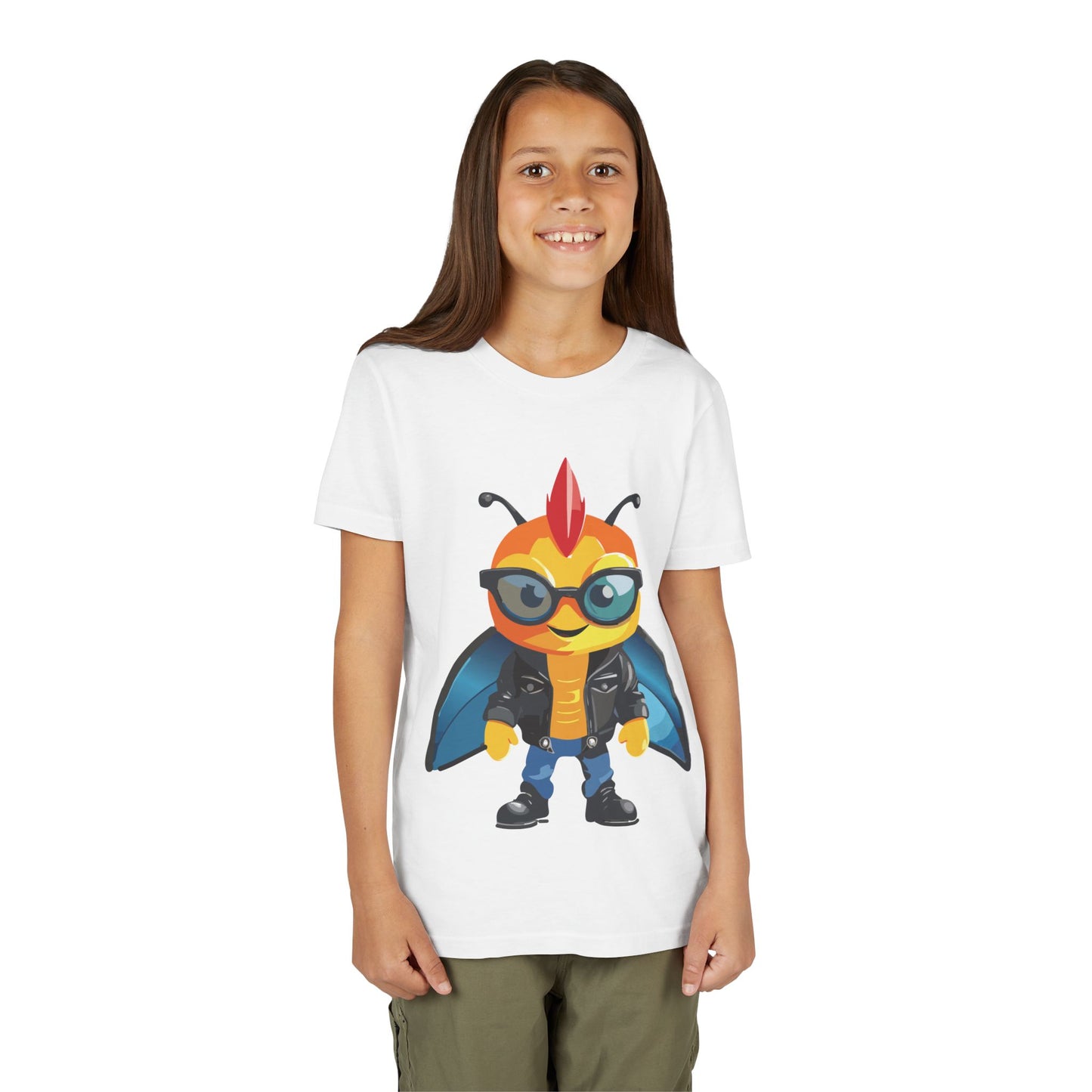 Cool Cartoon Fly Youth Short Sleeve Tee - Fun Graphic T-Shirt for Kids (9-14)