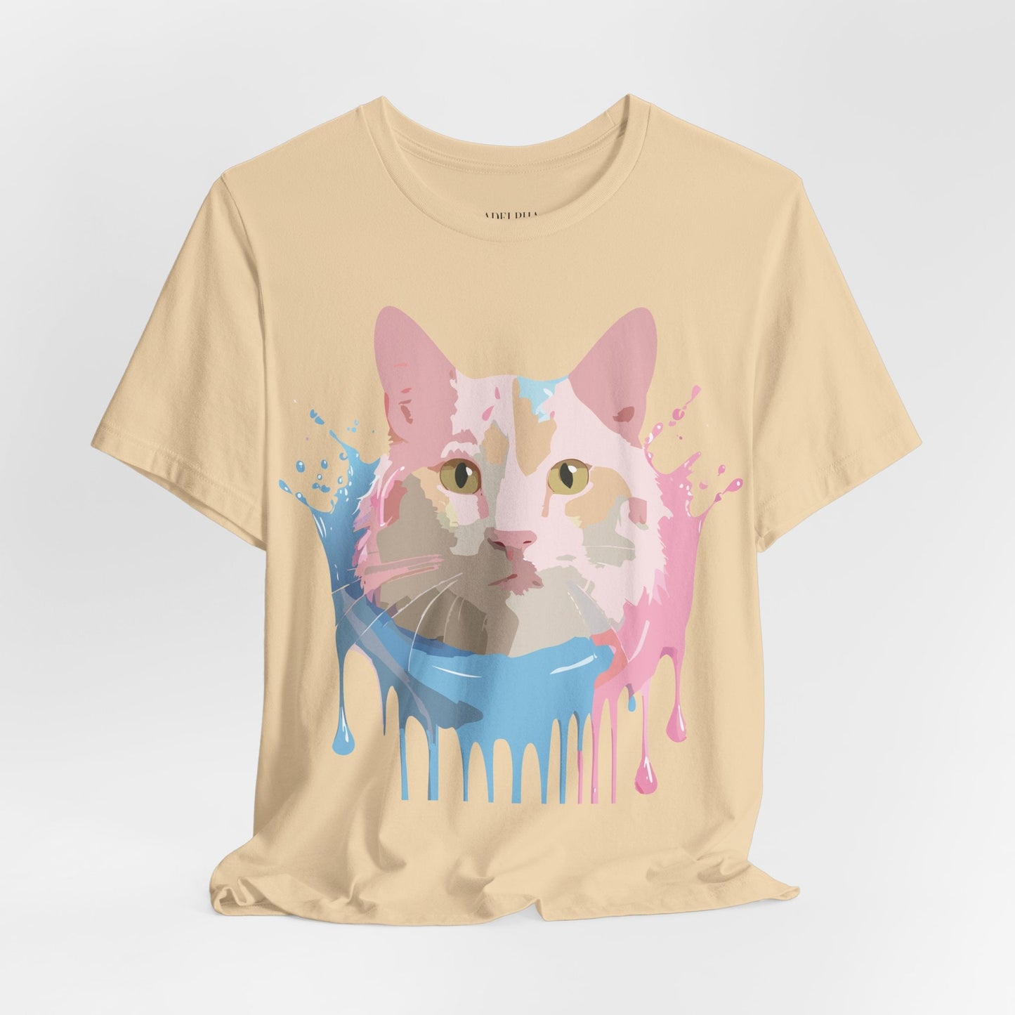Cat Graphic Tee Unisex Vintage Style Shirt Adelpha Art Design