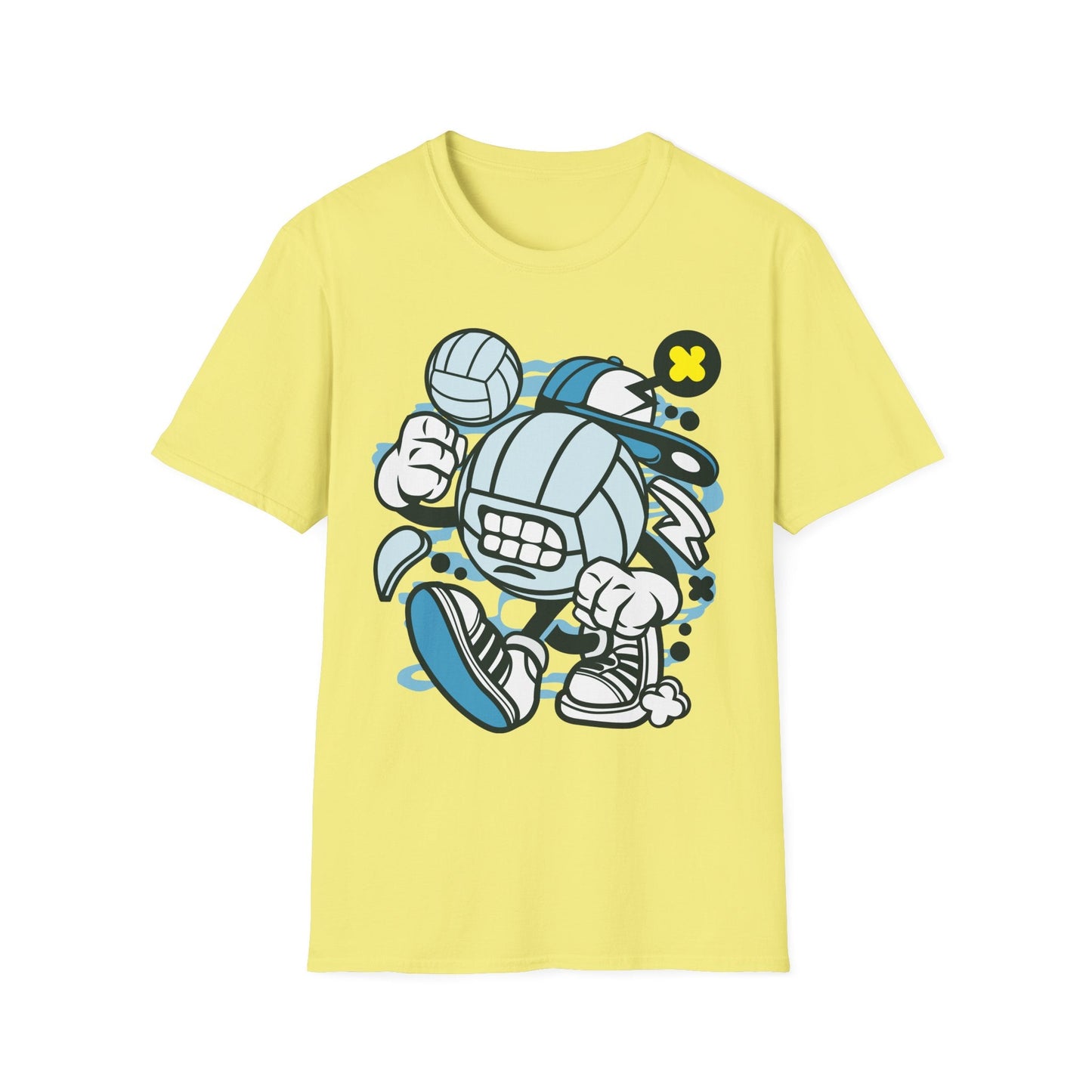 Unisex Cartoon T Shirt Animation Tee Funny Design Gildan Softstyle 64000 100 Percent Cotton