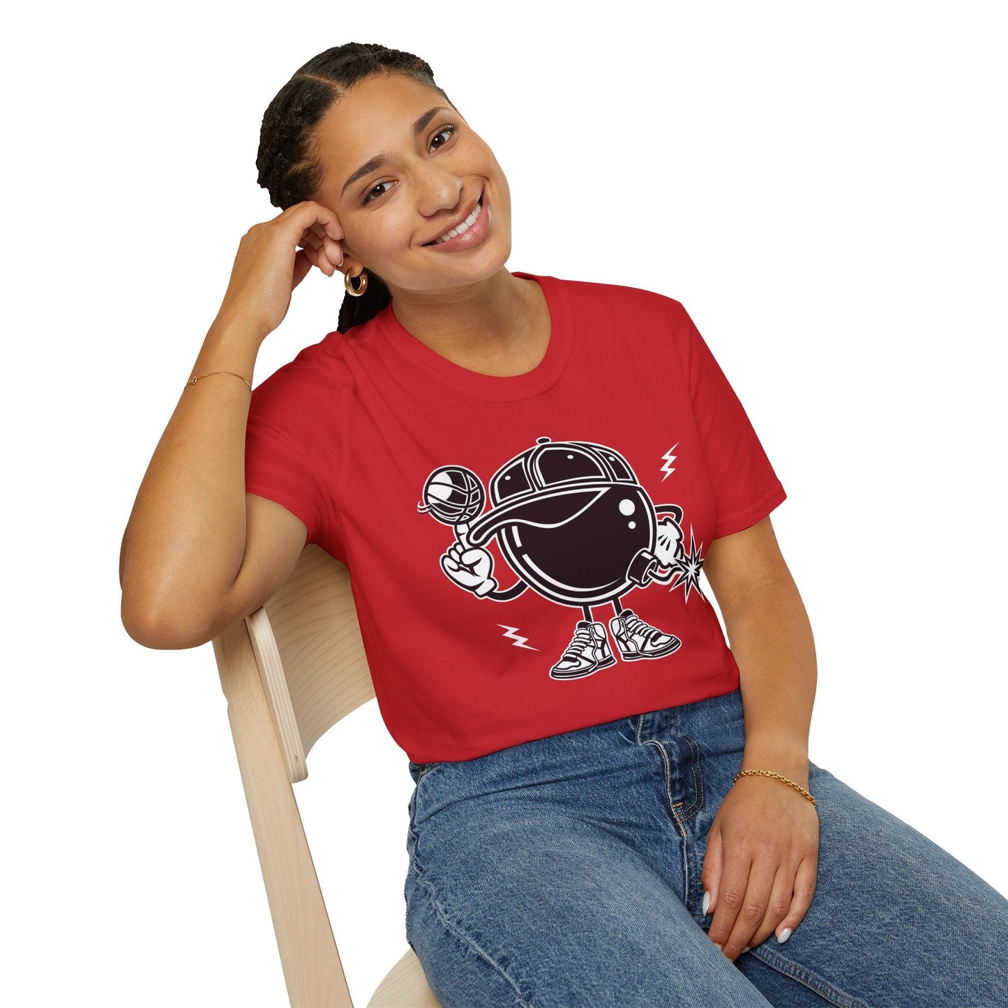 Cartoon Animation T Shirt Unisex Funny Tee Gildan Softstyle 100 Percent Cotton Comfort