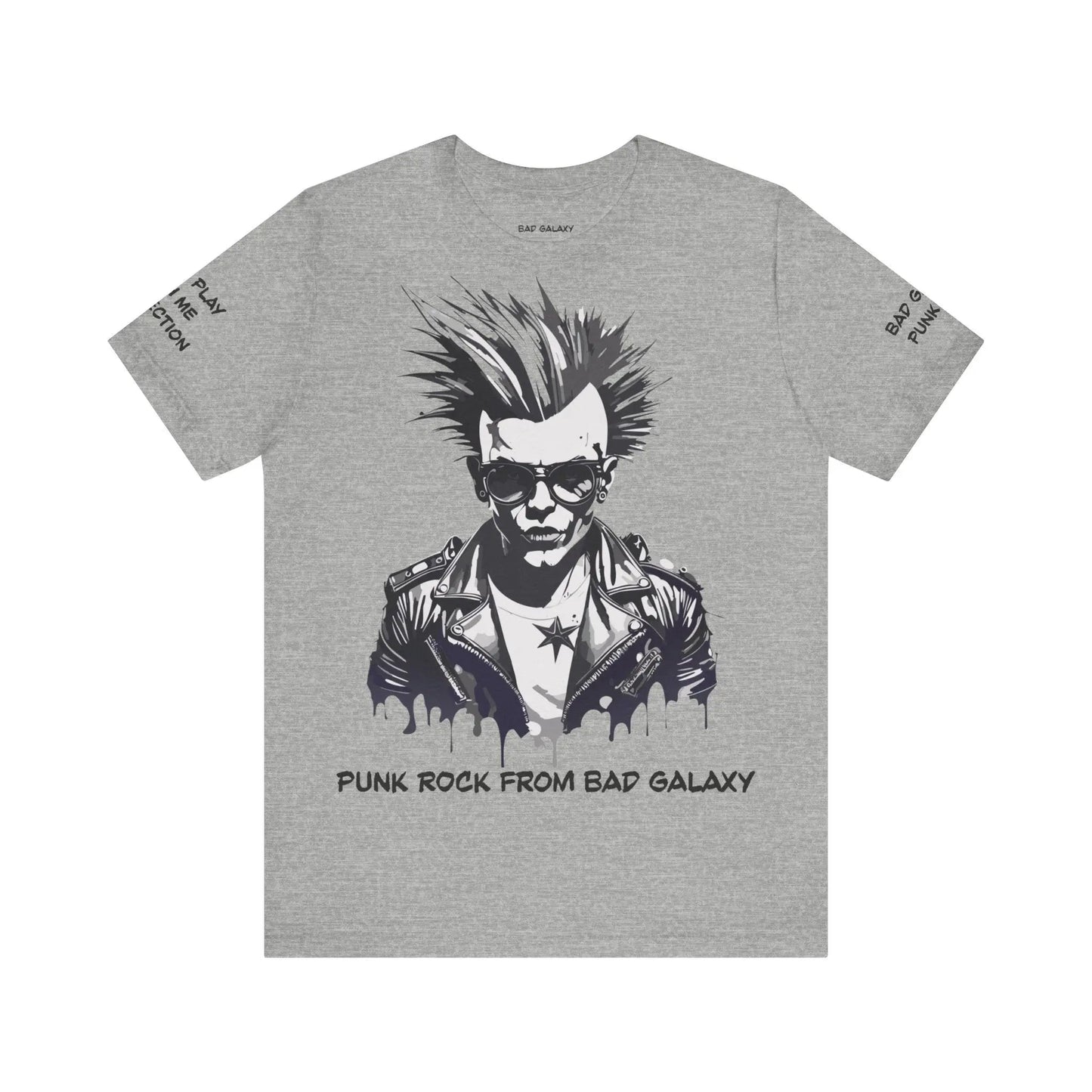 Punk Rock Tee Shirt 100 Percent Cotton Made To Order Eco Friendly Print Free Shipping Limited Time