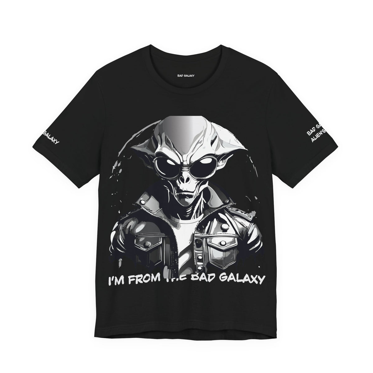 Alien Graphic Unisex Cotton Bella+Canvas Tee with Art Design b82