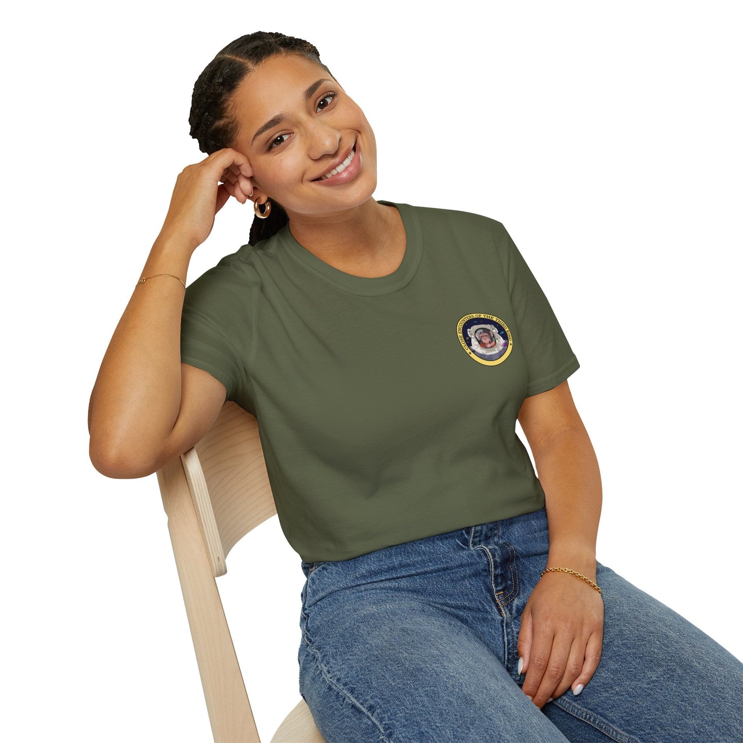 Funny T Shirts UFO Tees Funny Aliens Shirt Small Logo  8