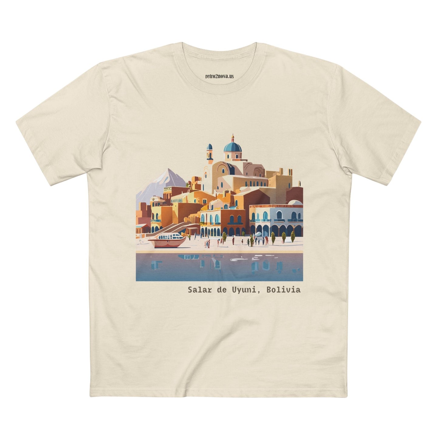 Bolivia Travel Shirt Unisex Premium Cotton Art Tee TT17 Retro2Nova Original Art Design Collection