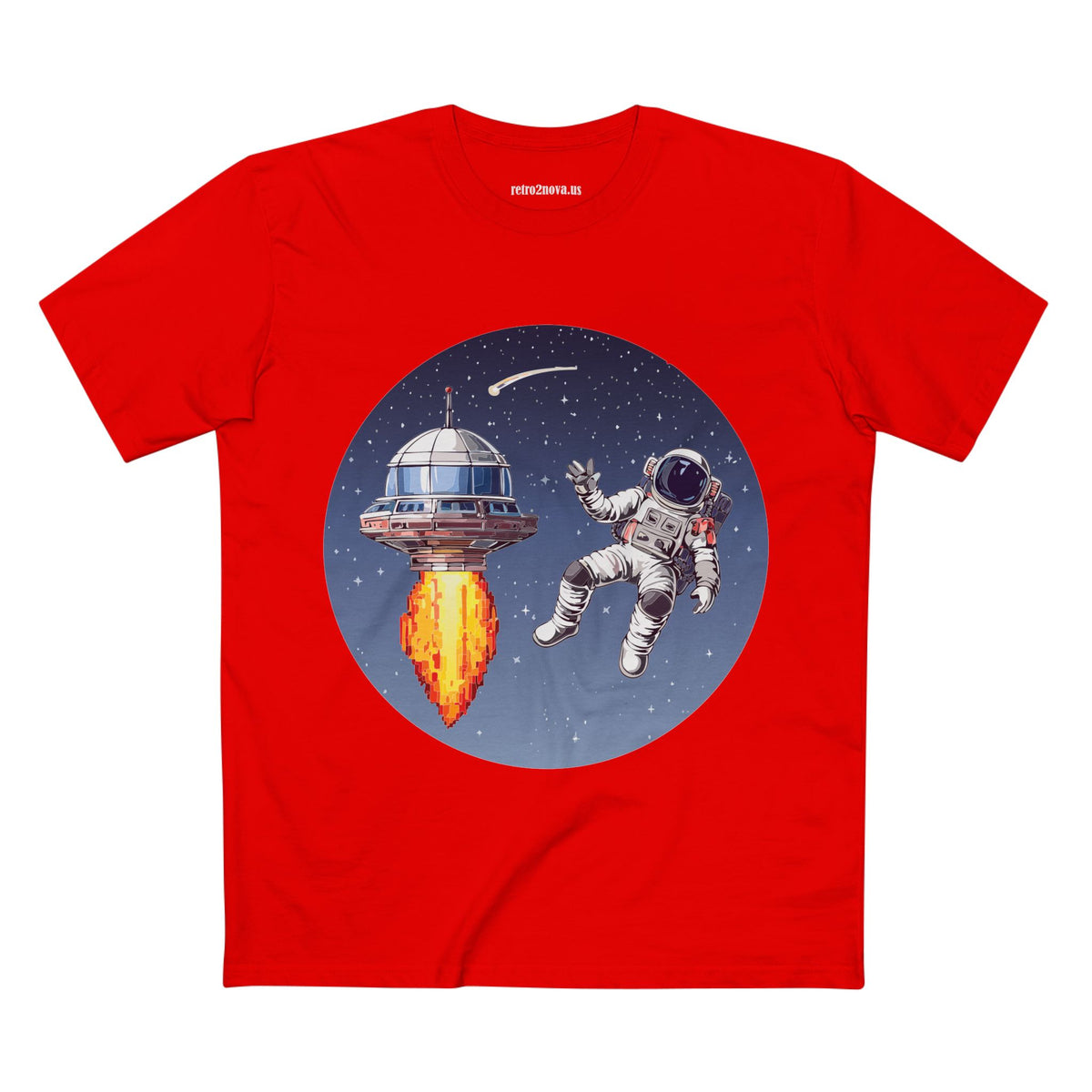 Cosmos Astronaut Graphic Tee Staple Unisex 100 Cotton Tee Shirt - CS-14