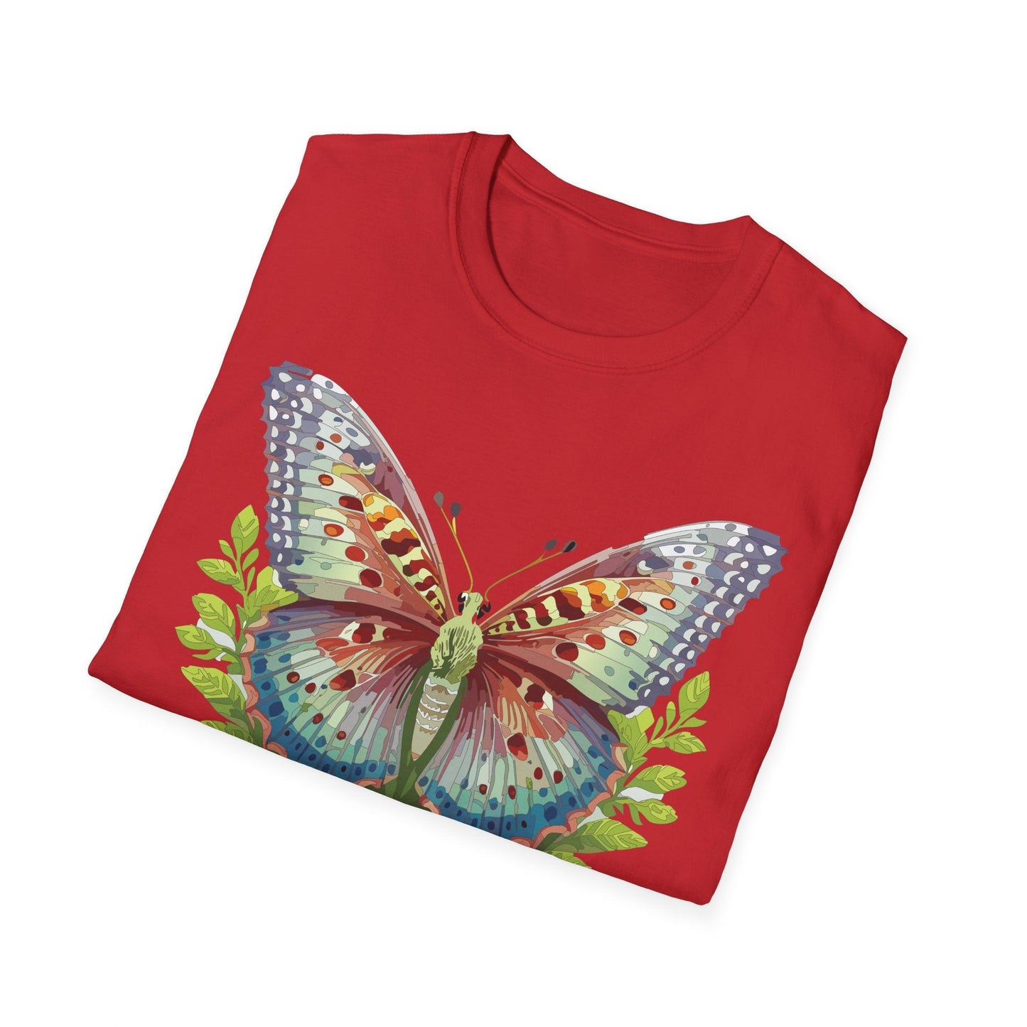 Butterfly Shirt Unisex T Shirt Gildan Softstyle 64000 Breathable Ring Spun Cotton Monarch Tee