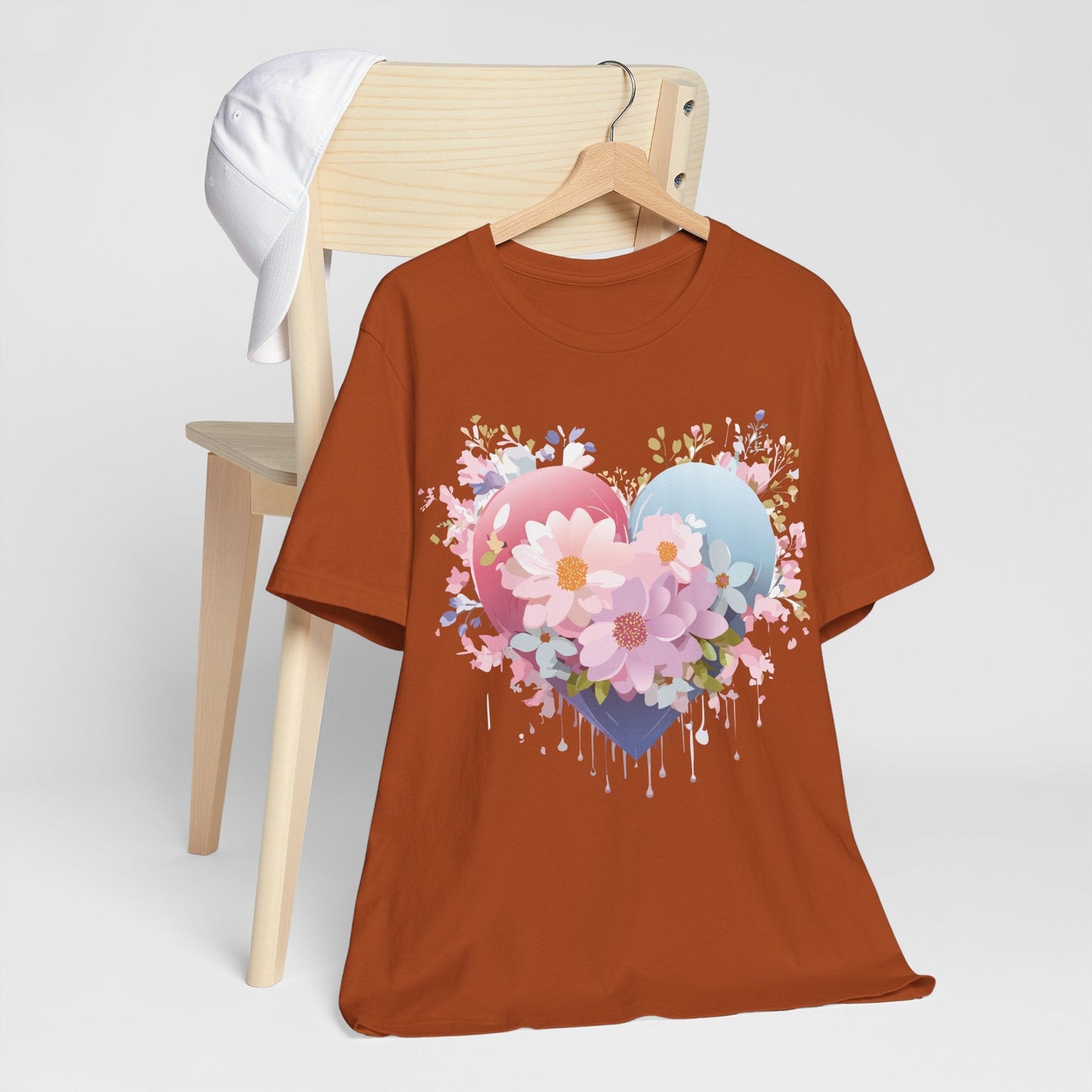 Valentine Graphic Tee Unisex Short Sleeve Vintage Inspired Artwork From Adelpha Premium Design