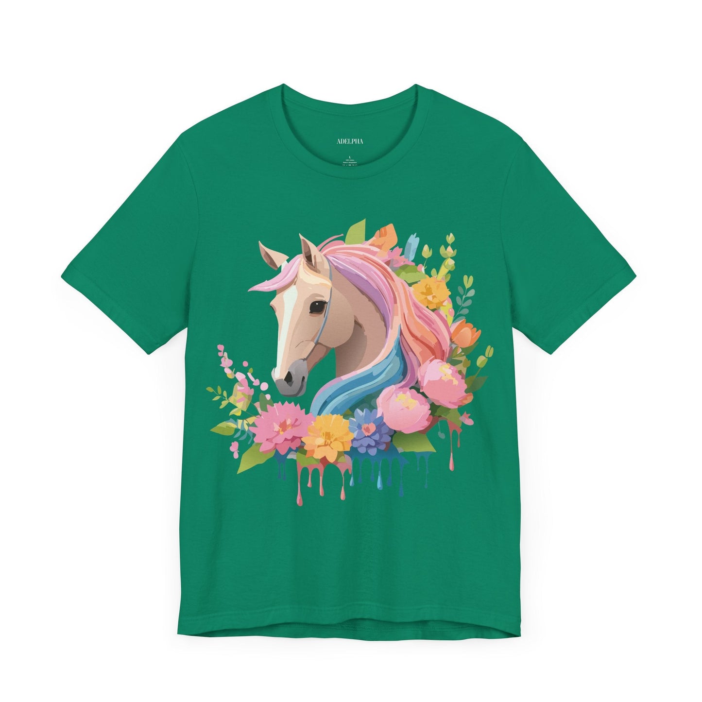 Horse Graphic Unisex 100 Cotton Vintage Animal Art T-Shirt 2