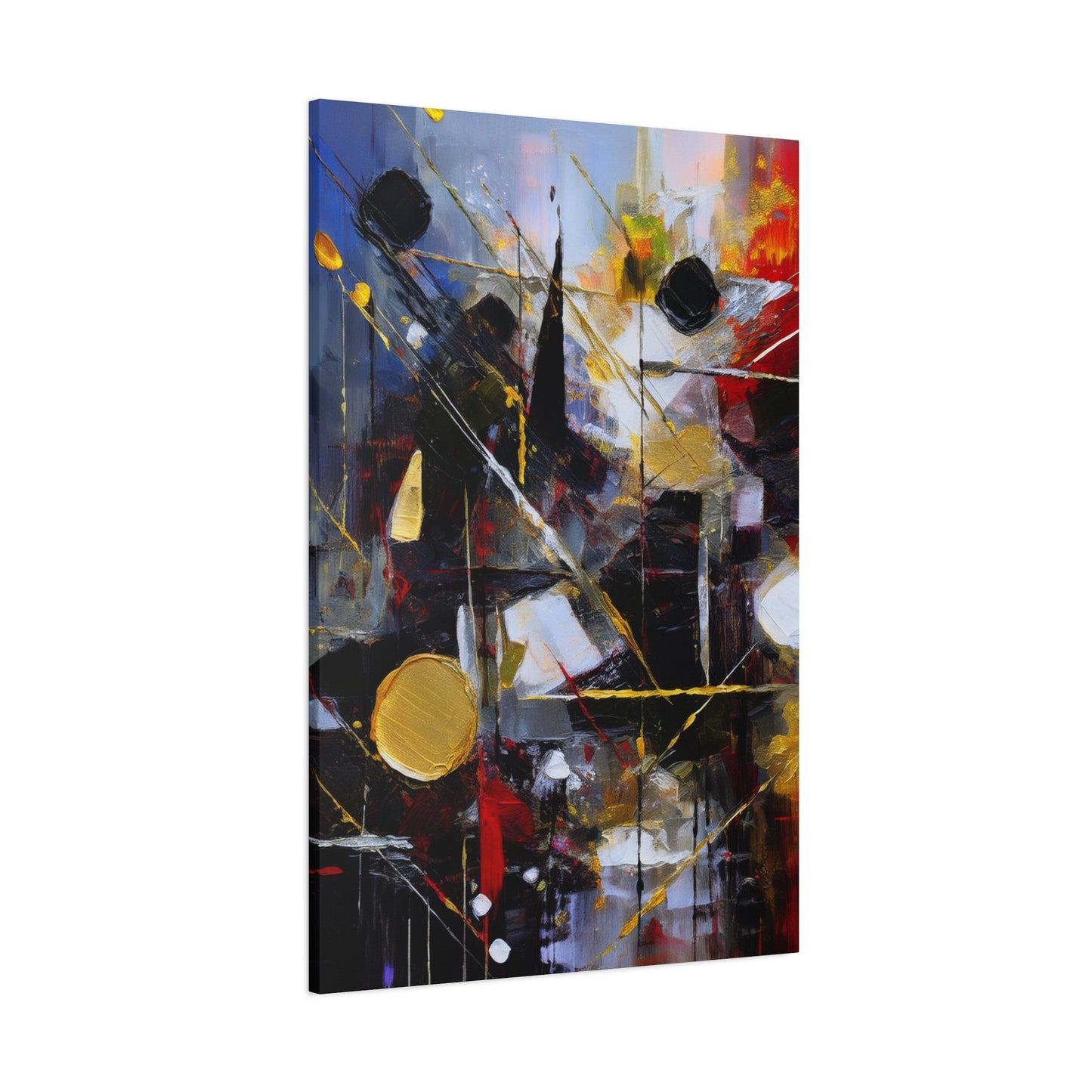 Abstract Oil Painting Print Canvas 20x24,20x30,24x30 24x32,24x36,30x40 32x48,36x48,40x60 Pine-Wood Inner Frame ABS-195