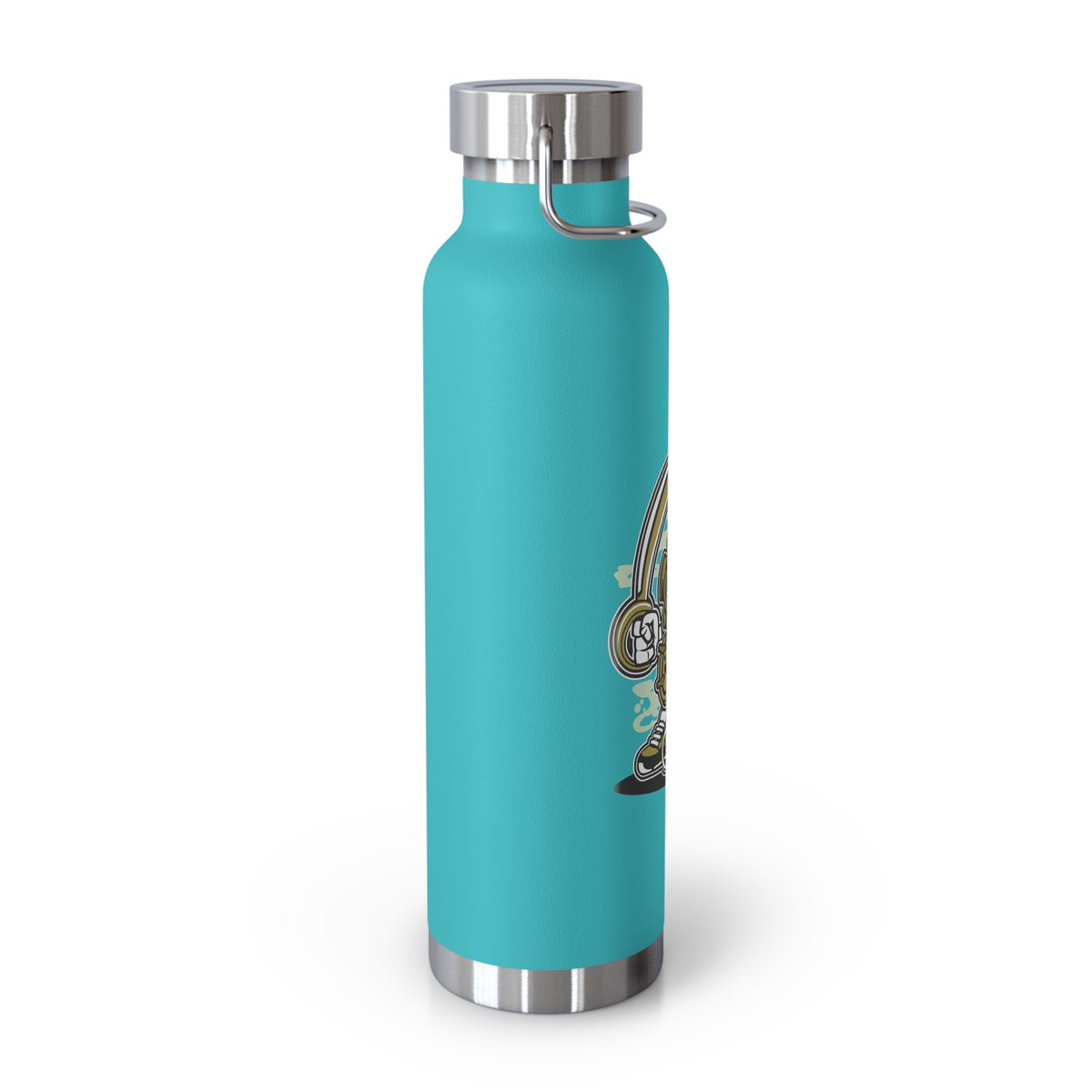 22oz Copper Insulated Water Bottle with Cartoon Design - CV17