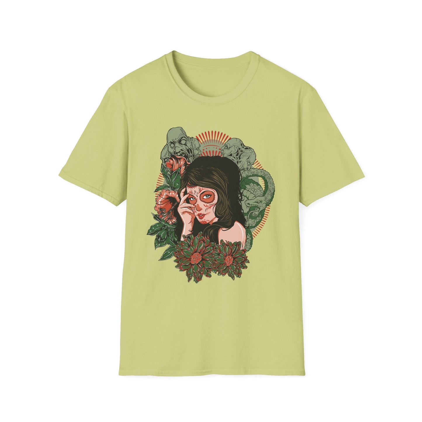 Art Design Graphic Tee Shirt Unisex Softstyle Cotton Art Shirt for Graphic Lovers