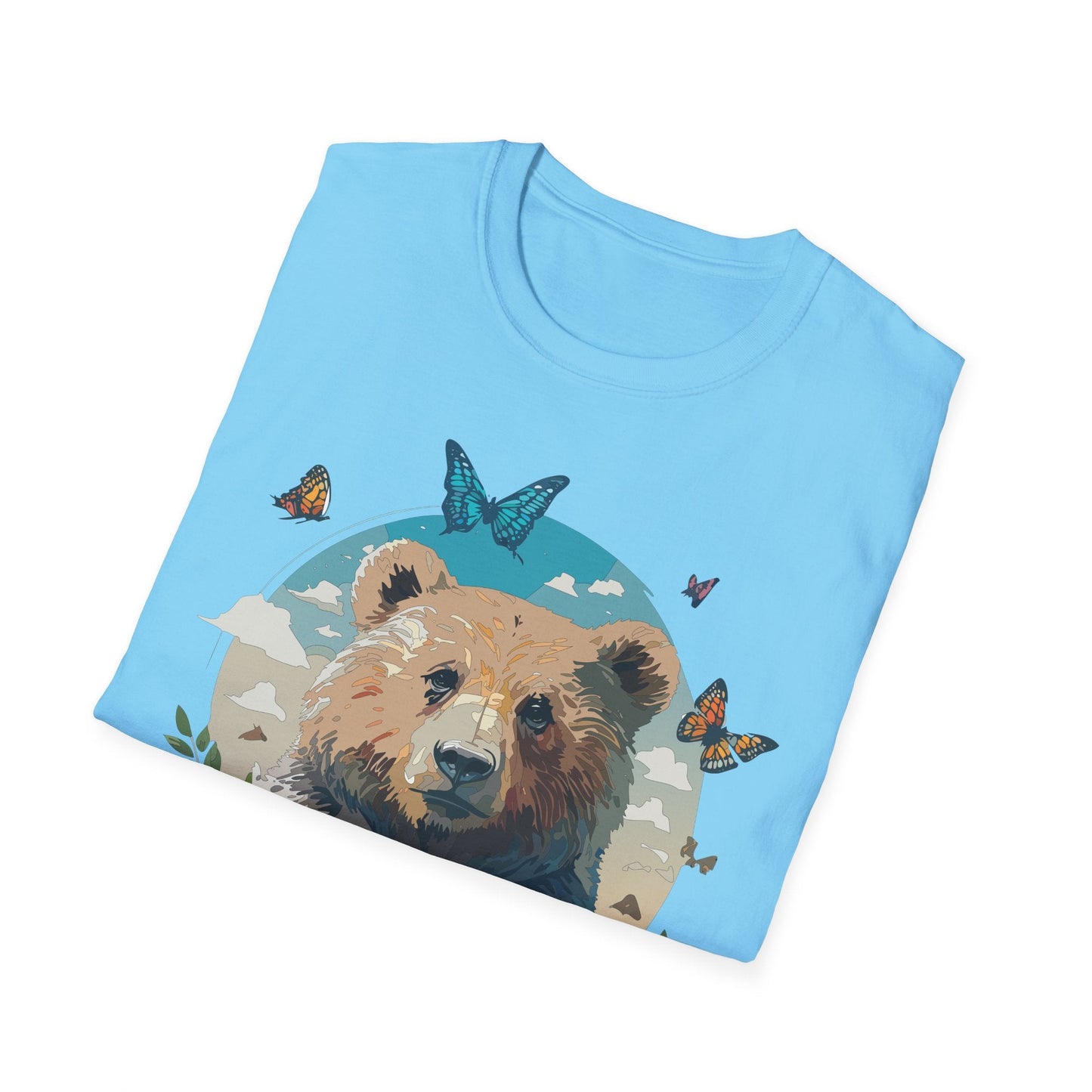 Bear Shirt Teddy Bear Tee Unisex Gildan Softstyle 100 Percent Ring Spun Cotton Tee