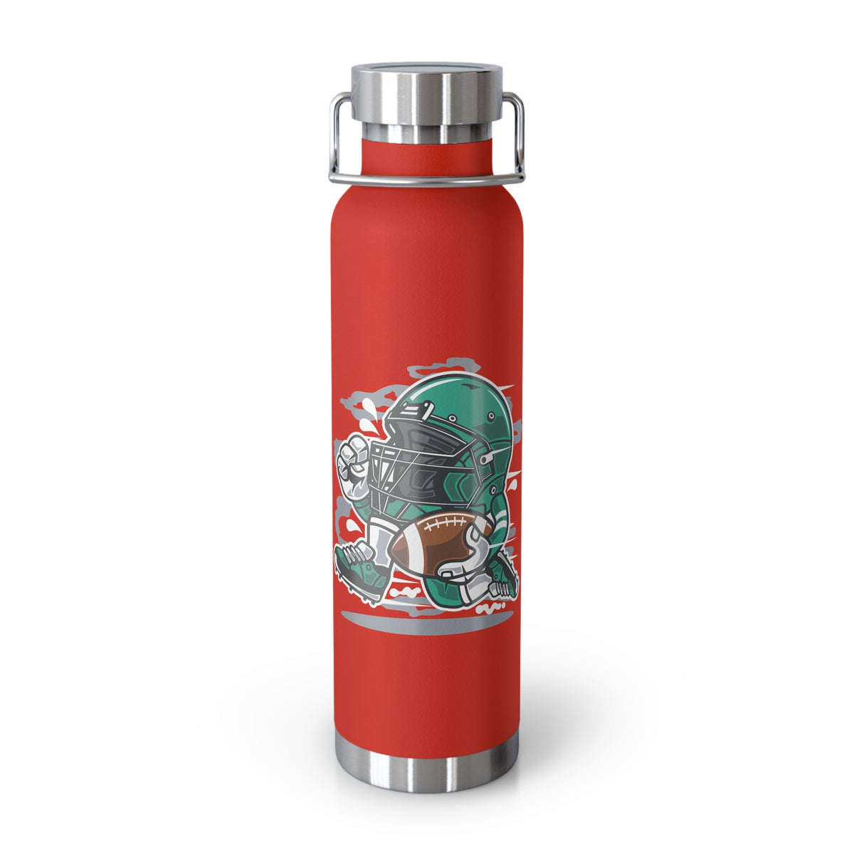 22oz Copper Insulated Water Bottle with Cartoon Design - CV22