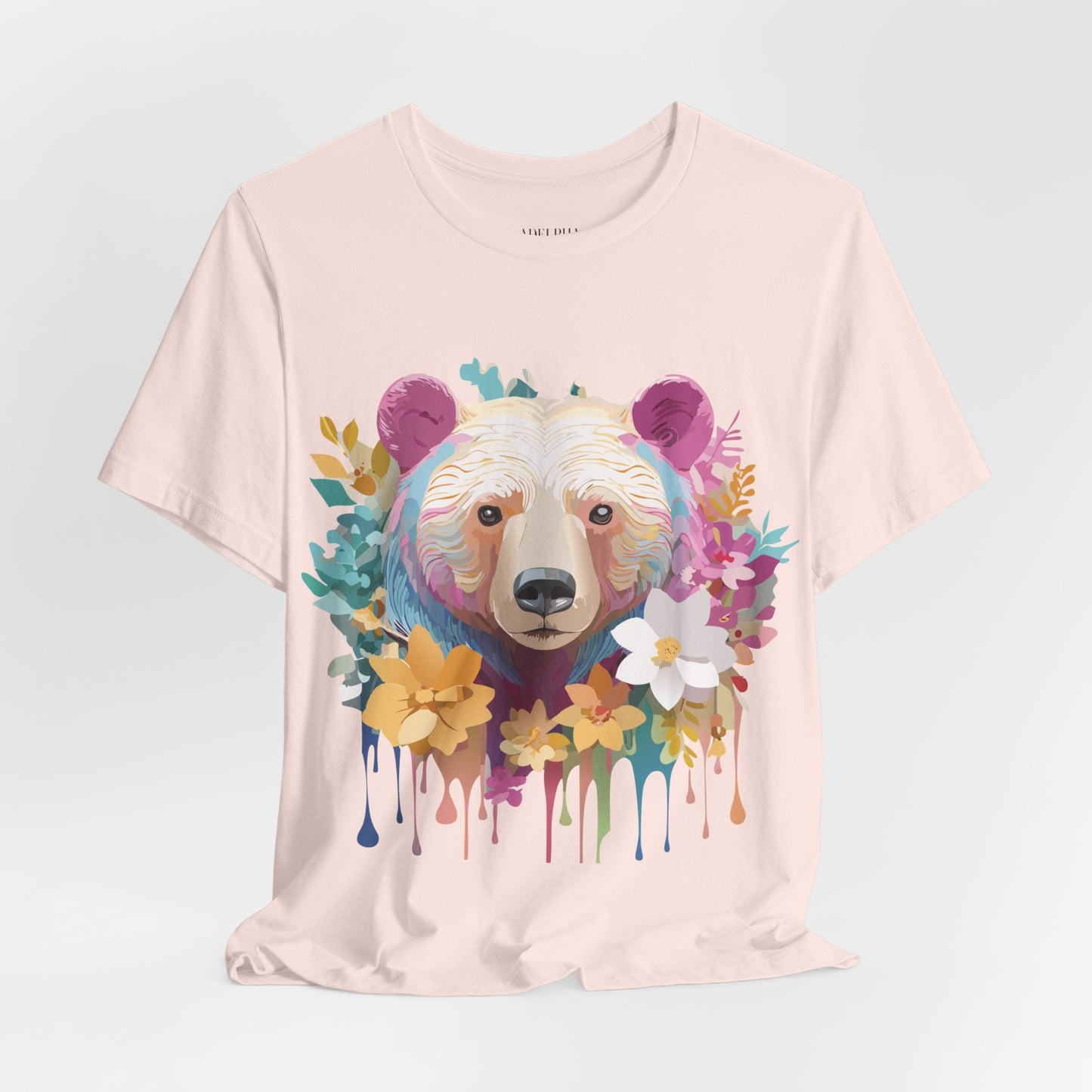 Adelpha Bear Graphic Tee Unisex Short Sleeve Shirt Art Design