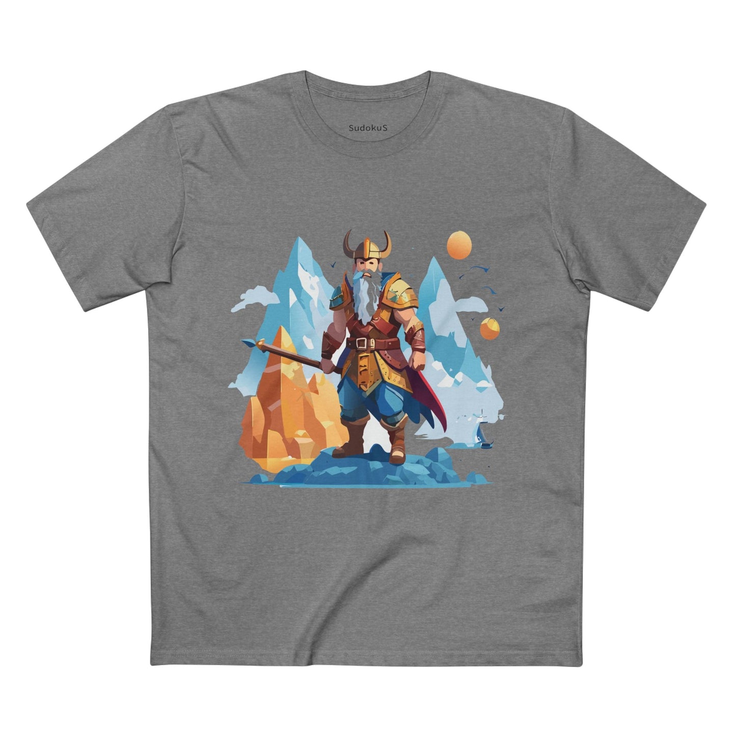 Viking Graphic Unisex 100 Cotton Staple Tee 5