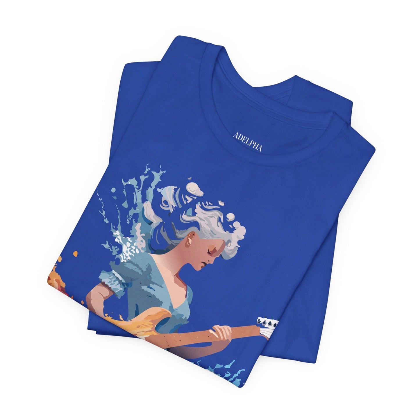 Music Graphic Unisex 100 Cotton Vintage Art with Musical Elements Tee 47