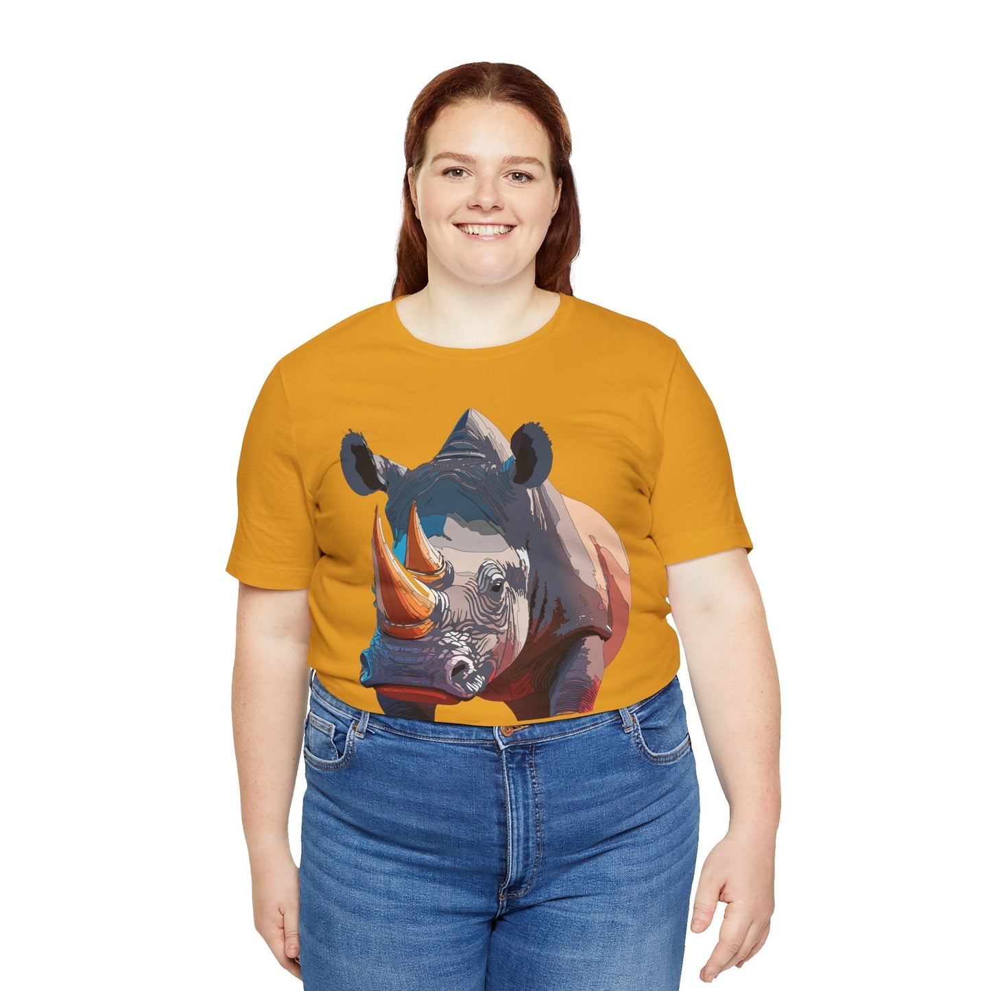 Unisex Animal Shirt Tee With Art Design Wild Animals Gildan Softstyle 64000 Graphic Tee