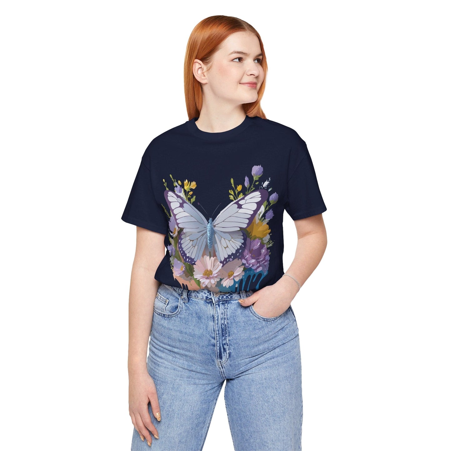 Butterfly Graphic Tee Unisex Jersey Short Sleeve From Adelpha Art Design