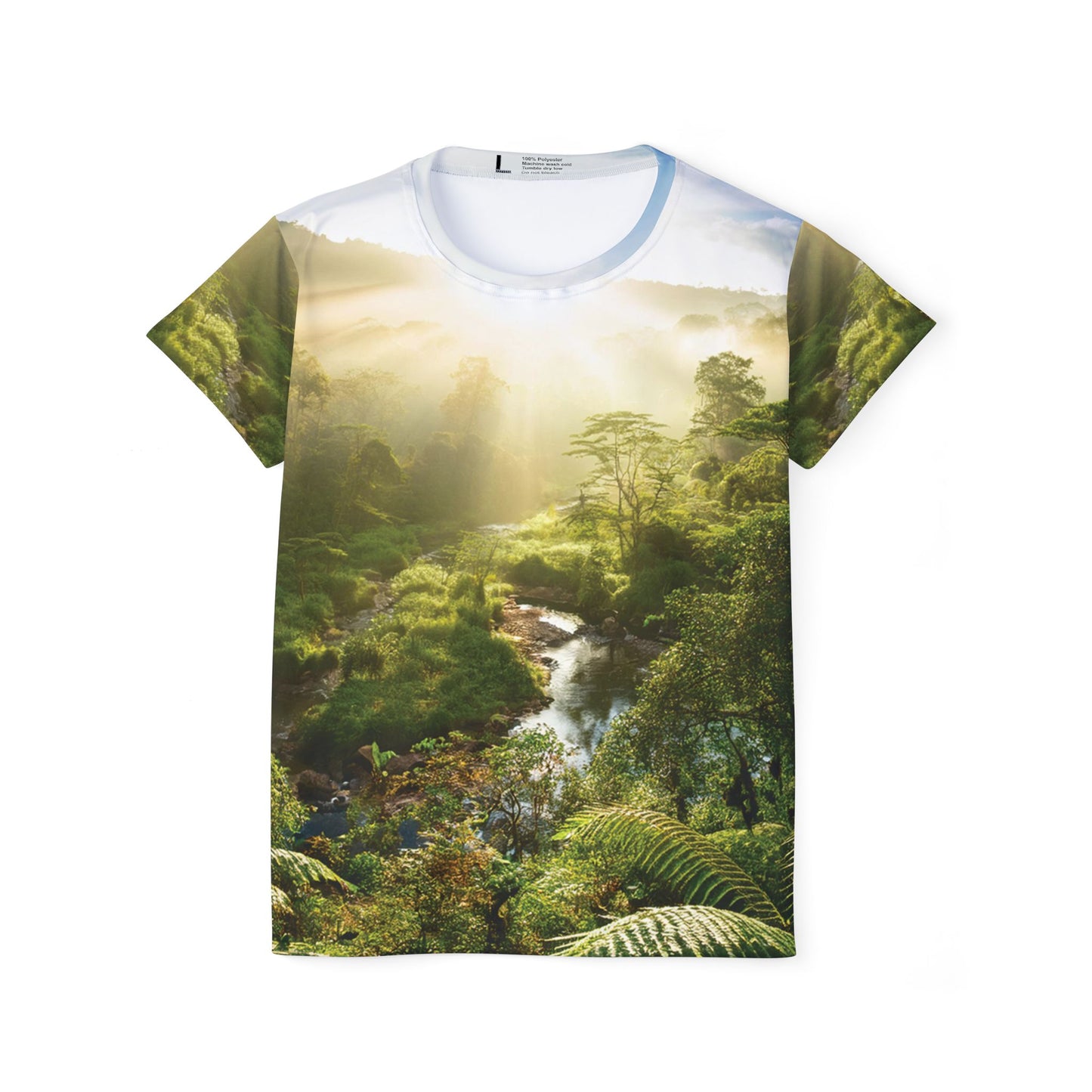 Camiseta de poliéster con arte fotográfico