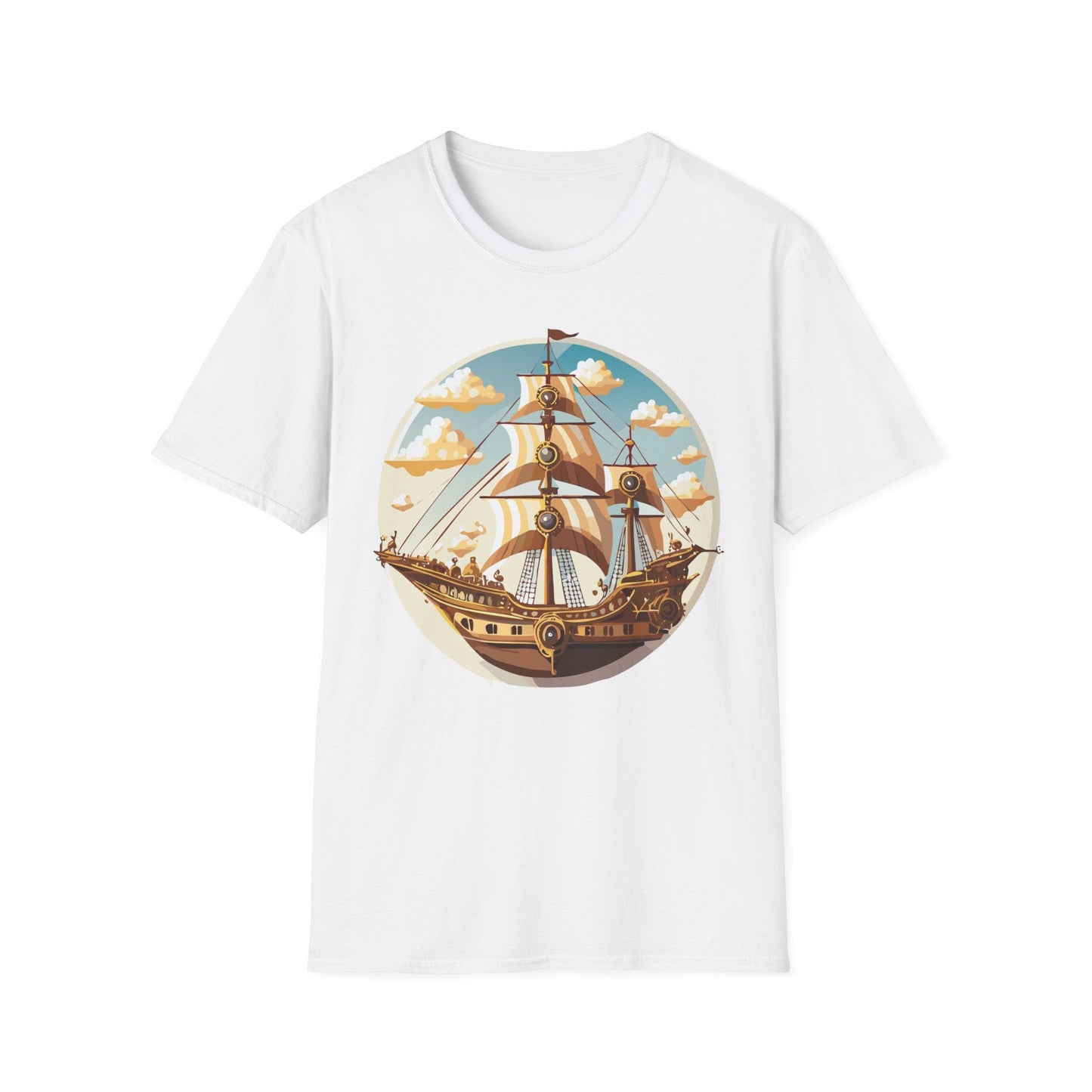 Ship T Shirt Frigate T Shirt Vessel Tee Gildan Softstyle 64000 Unisex Cotton Comfort