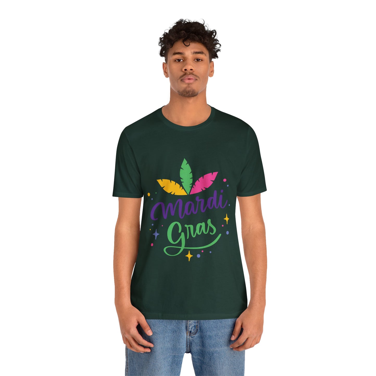 Unisex Cotton Tee Shirt for Mardi Gras