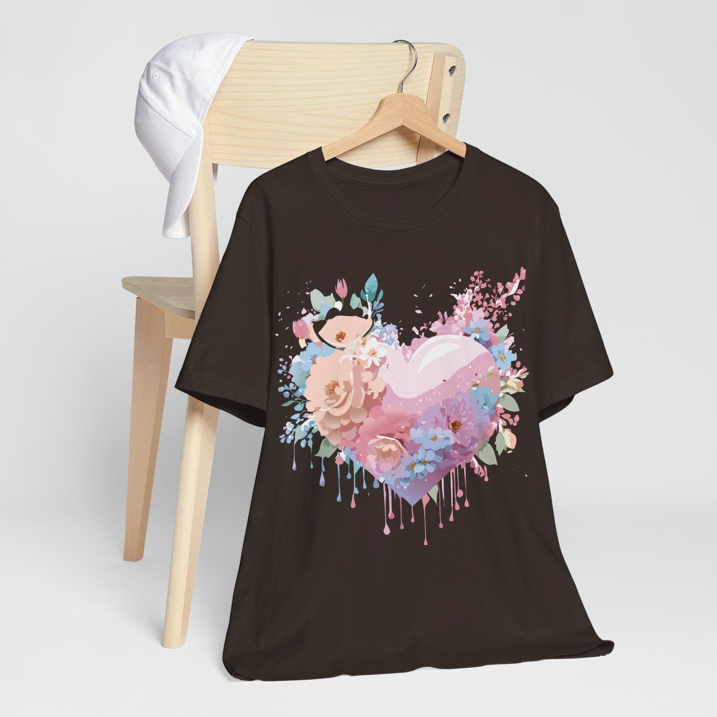 Adelpha Unisex Graphic Tee Valentine Shirts Vintage Inspired Artwork Short Sleeve Jersey