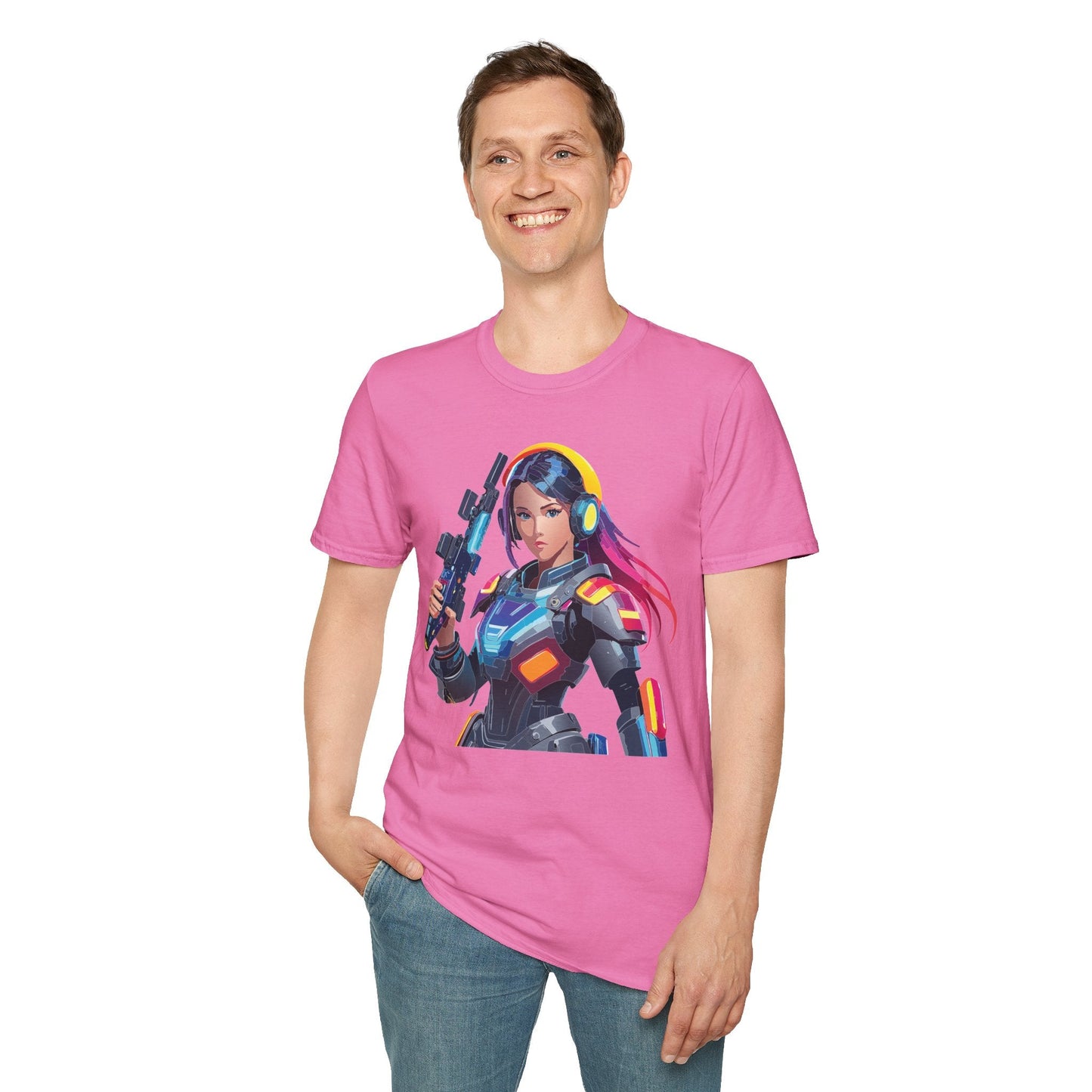 Robocop Graphic Unisex Cotton With Cyber Man Artwork Tee 9