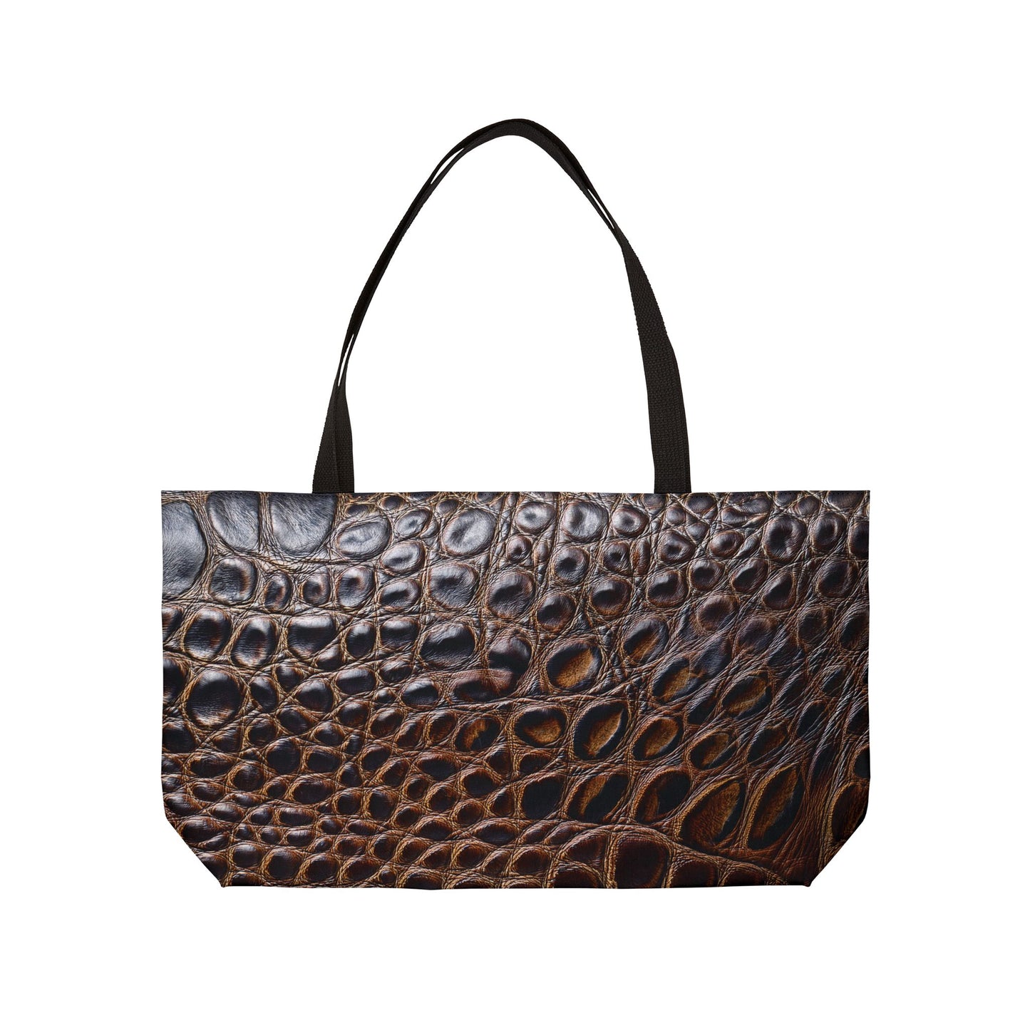 Leather Print Big Bag High-Quality 100% Spun Poly 24x13 Canvas Art Bag L-21