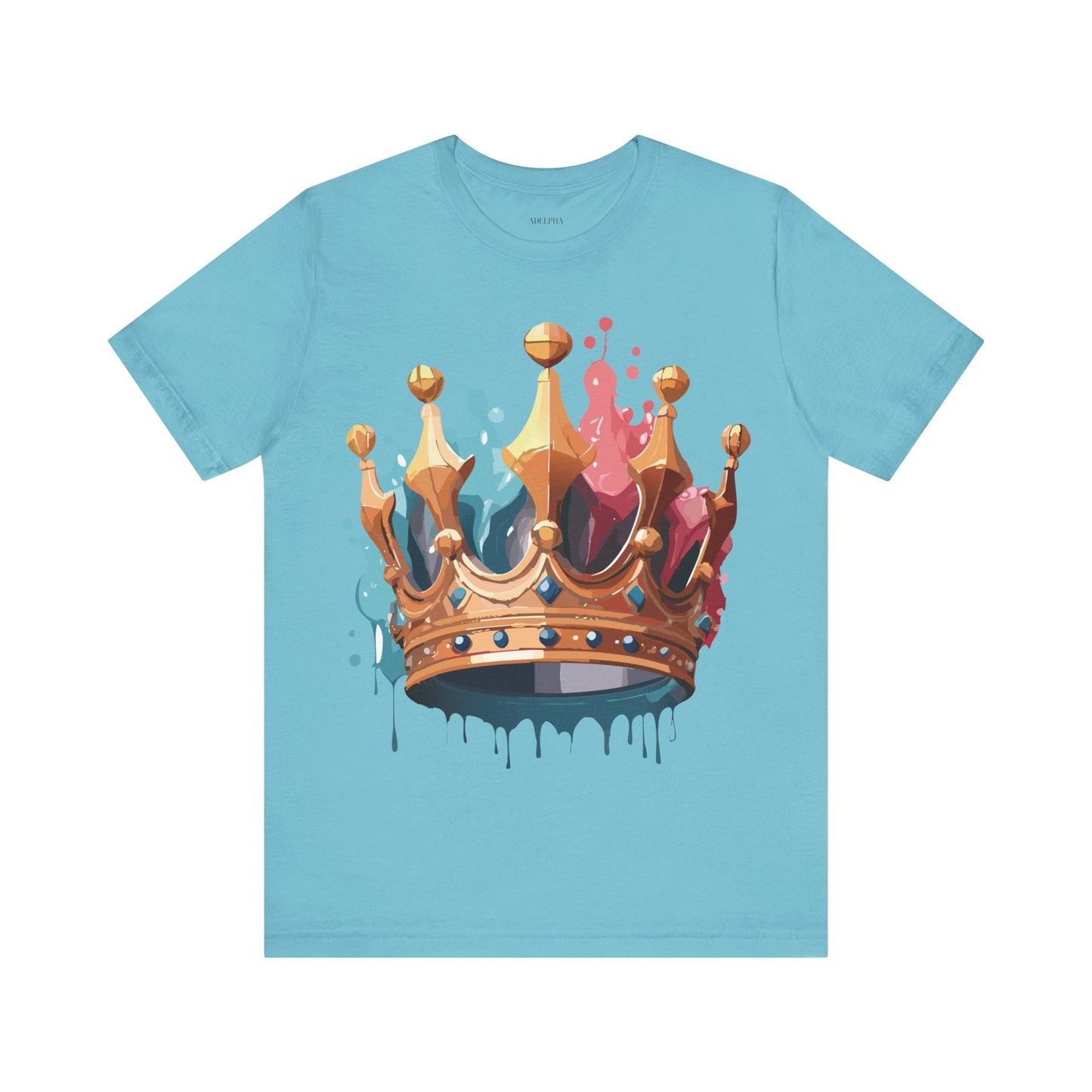 Adelpha Crown Graphic Tee Unisex Vintage Inspired Art Design Short Sleeve Premium Quality