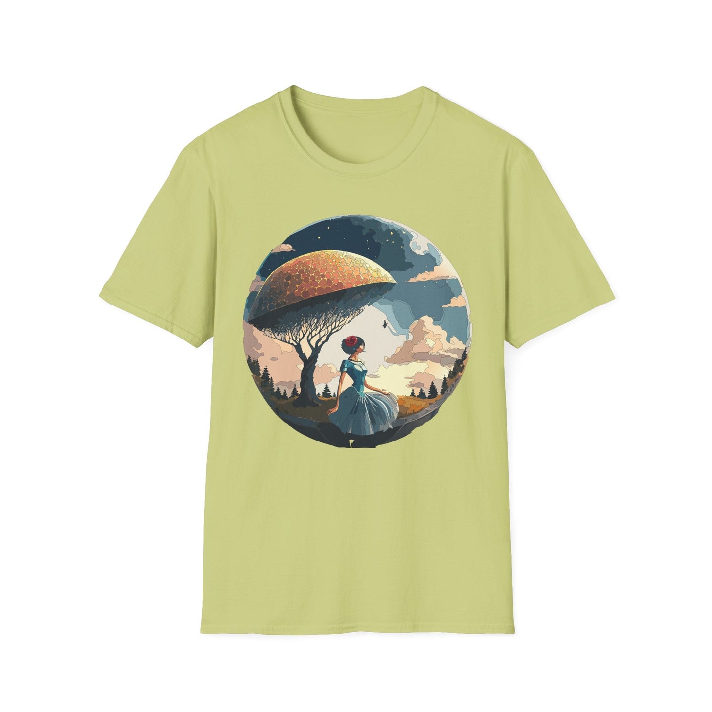 Womens Ladies Graphic T Shirts Art Design Shirt Gildan Softstyle 64000 Unisex Tee