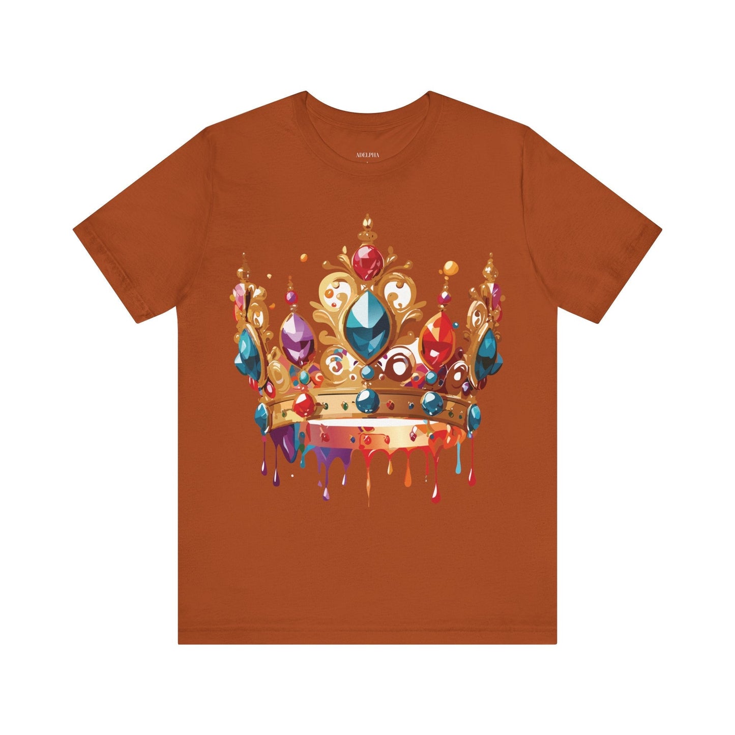 Crown Graphic Unisex 100 Cotton Vintage Artwork Tee 11
