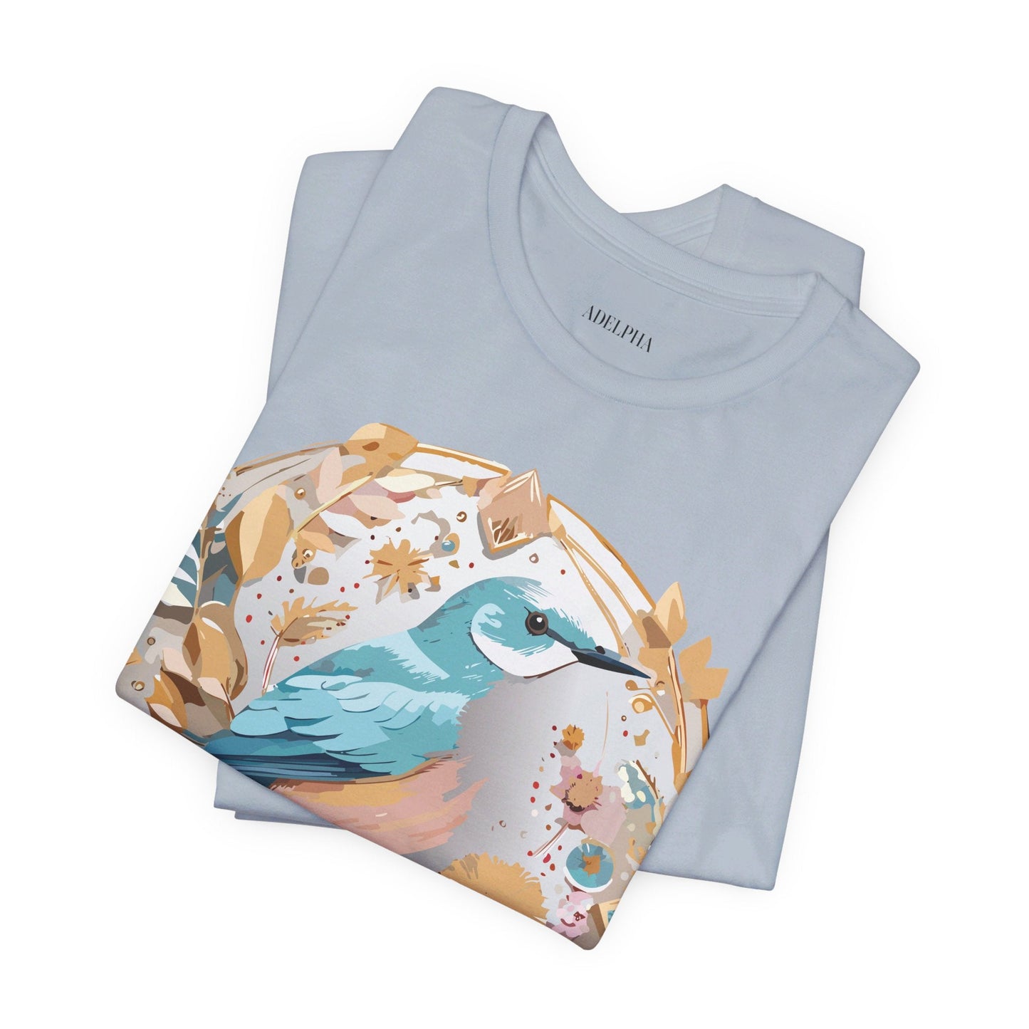 Adelpha Medallion Shirt Unisex Graphic Tee With Vintage Inspired Artwork Short Sleeve Jersey